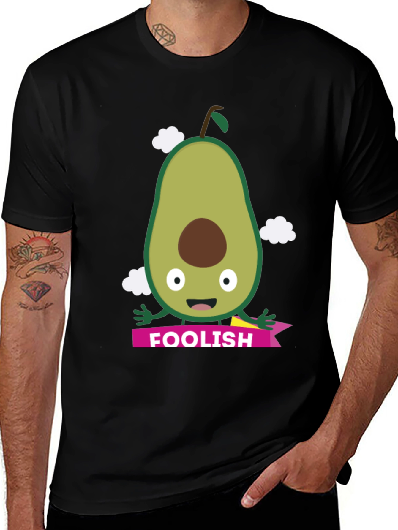Foolish Avocado T-Shirt - Funny Fruit Graphic Tee