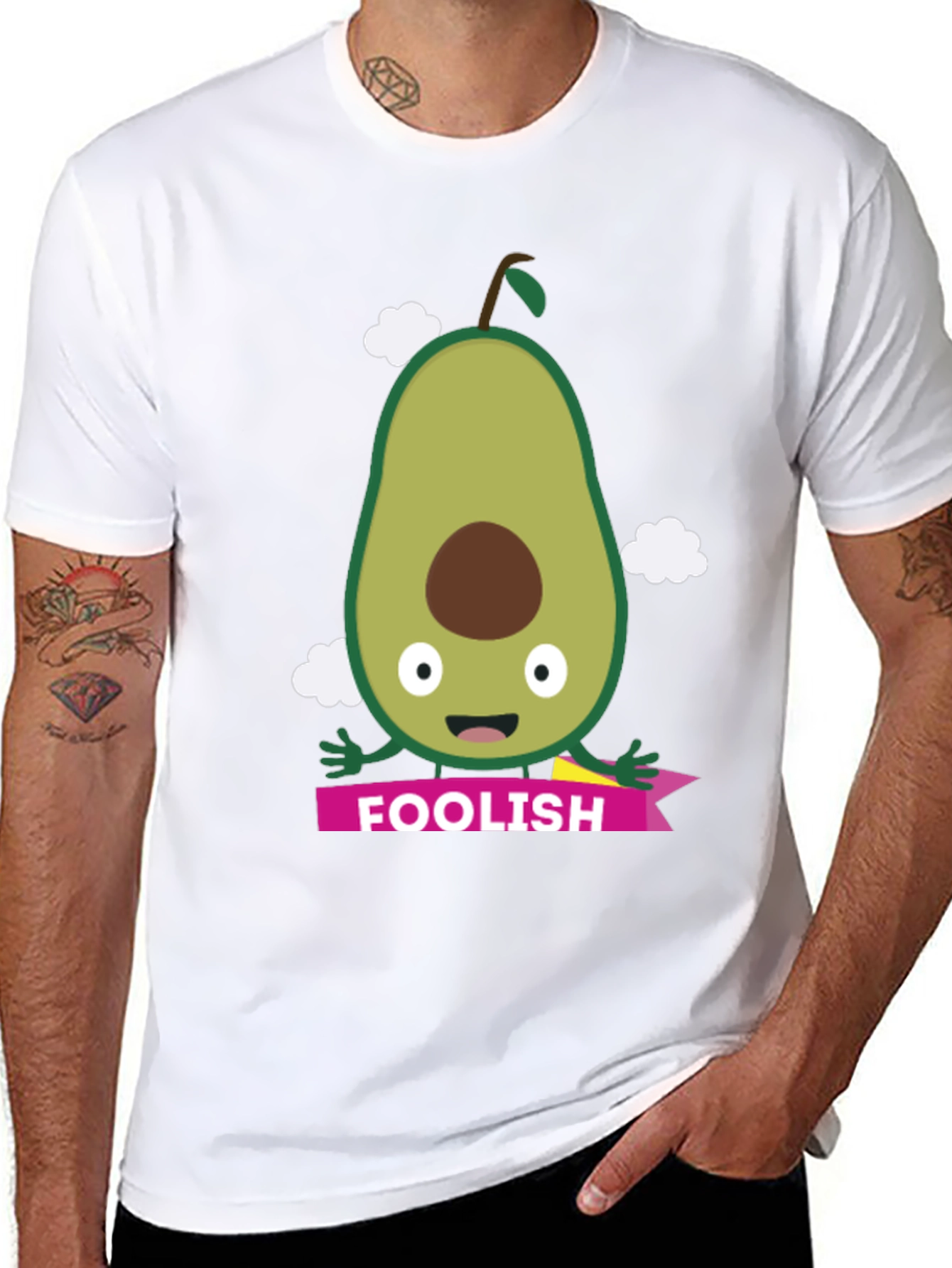 Foolish Avocado T-Shirt - Funny Fruit Graphic Tee