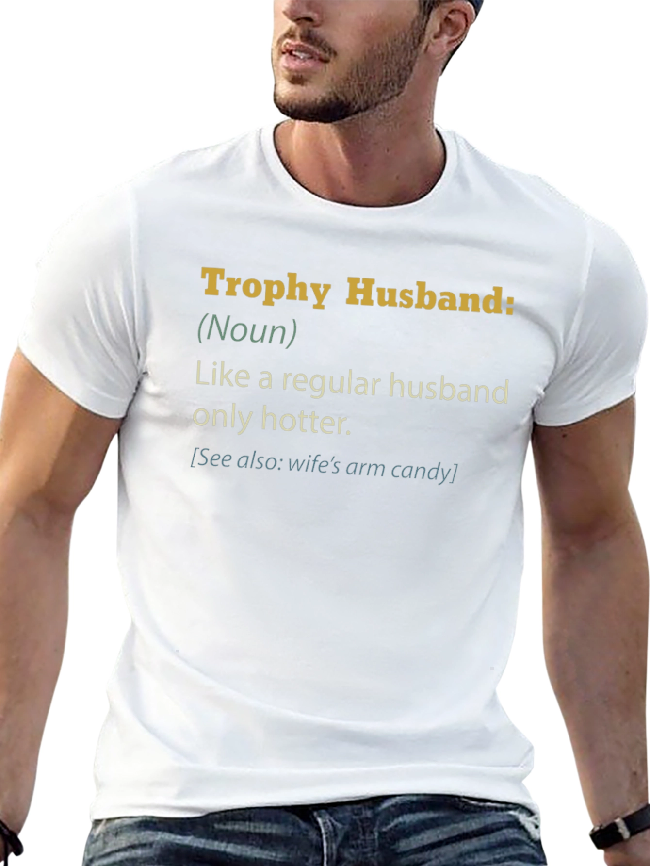 Trophy Husband Graphic Novelty T-Shirt