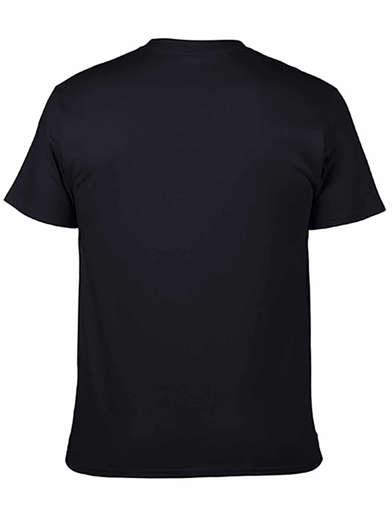 Mens Black Basic Short Sleeve T-Shirt