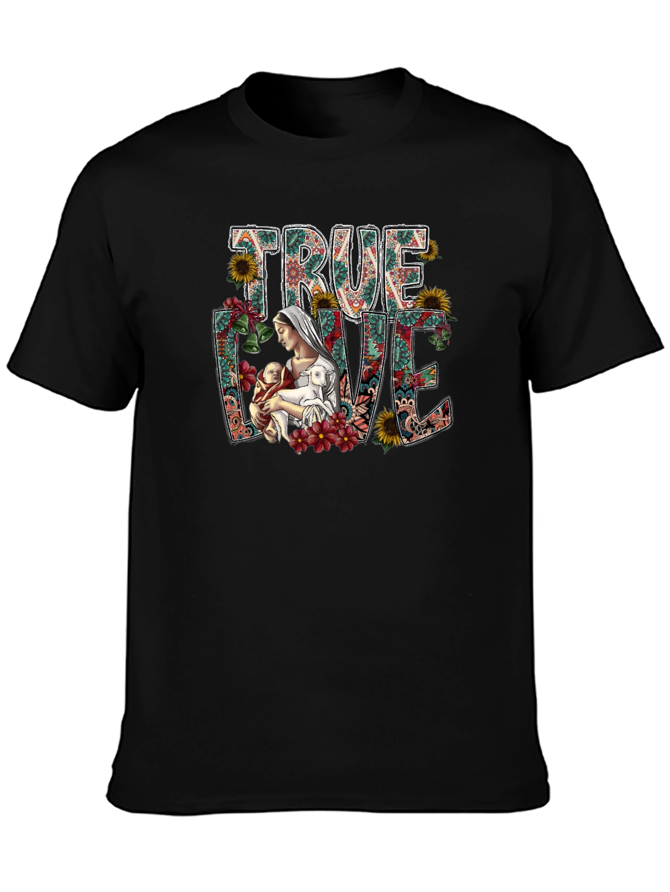 True Love Floral Graphic Tee