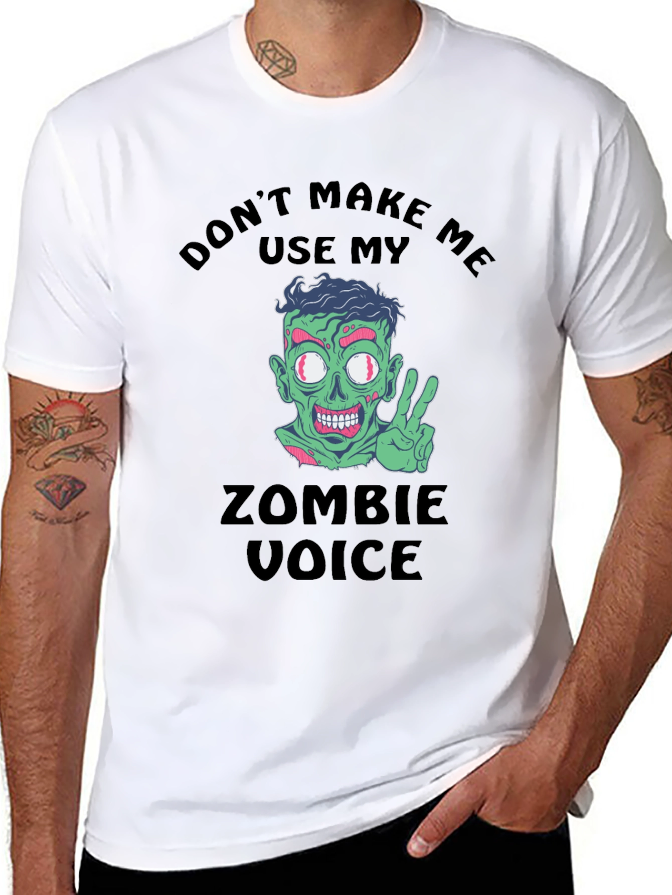 Zombie Voice Graphic T-Shirt