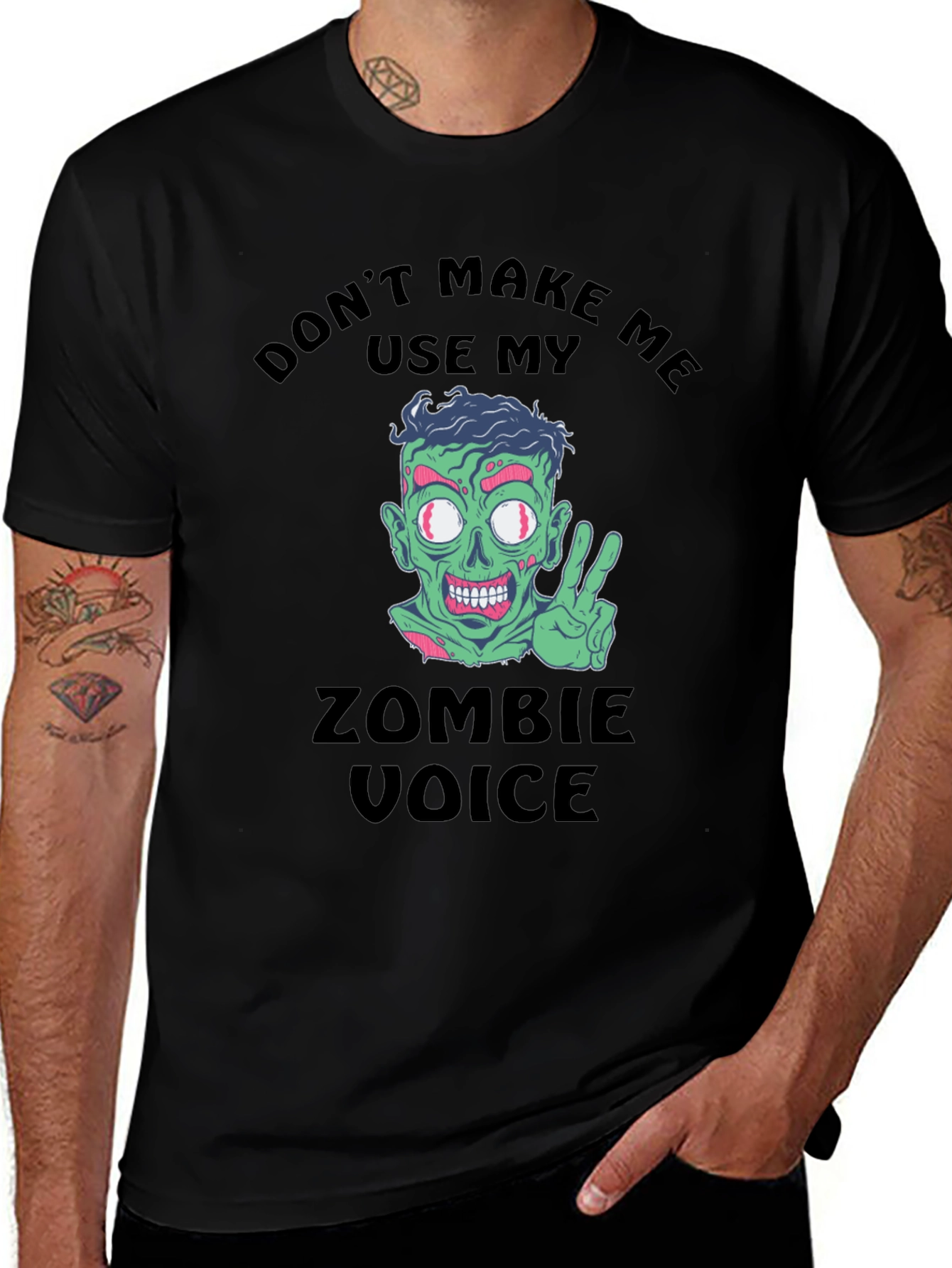 Zombie Voice Graphic T-Shirt