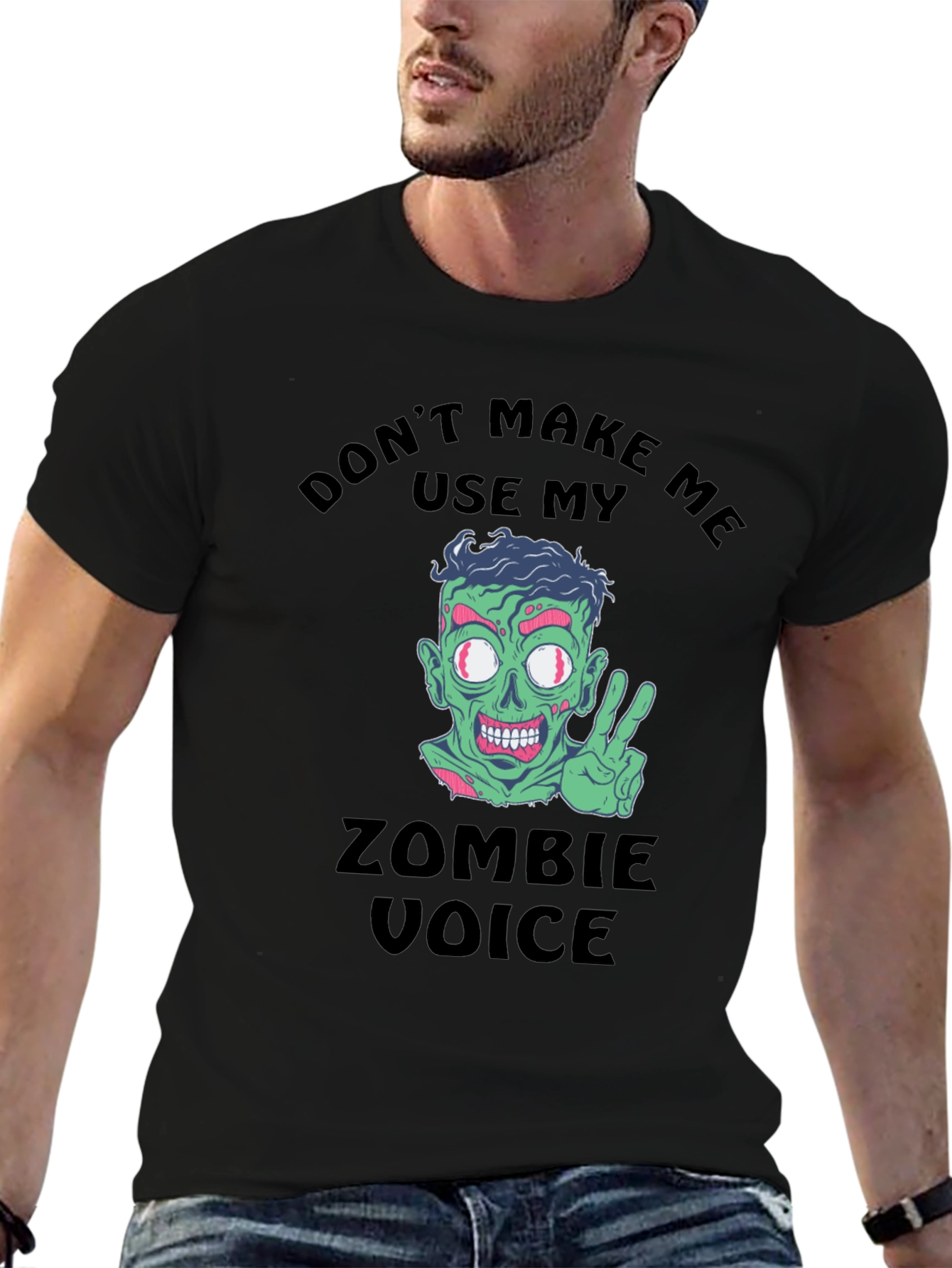 Zombie Voice Graphic T-Shirt