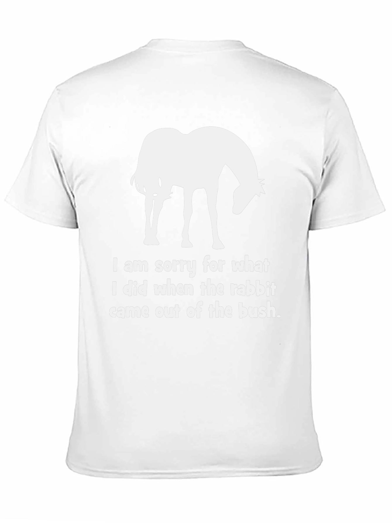 Funny Horse & Rabbit Graphic T-Shirt