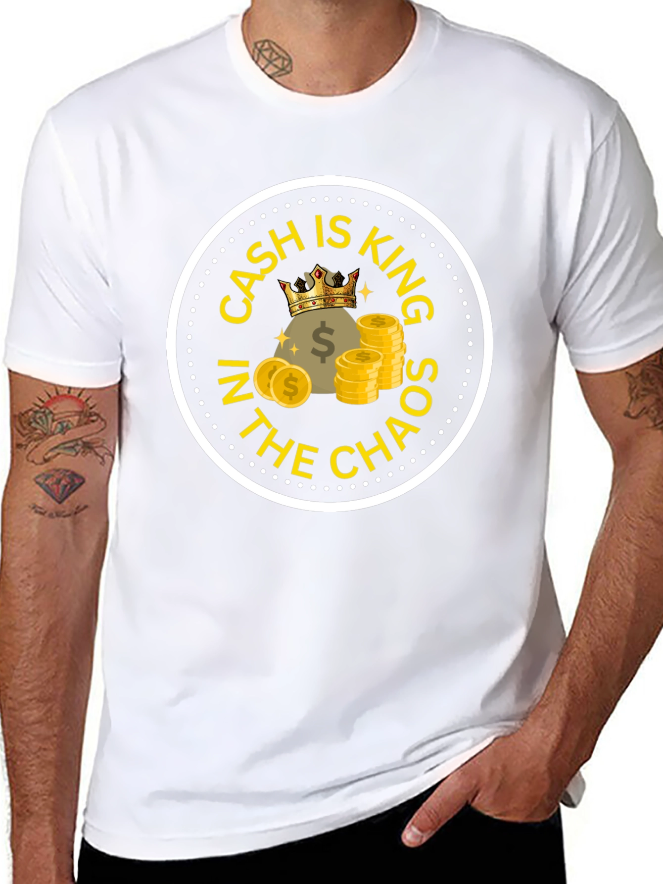 Cash is King T-Shirt - Chaos Design