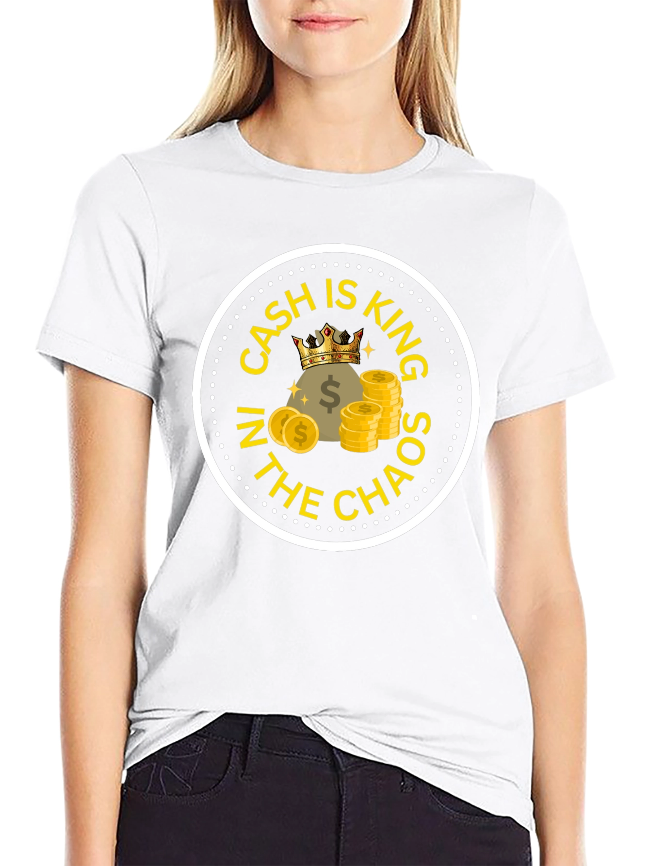 Cash is King T-Shirt - Chaos Design