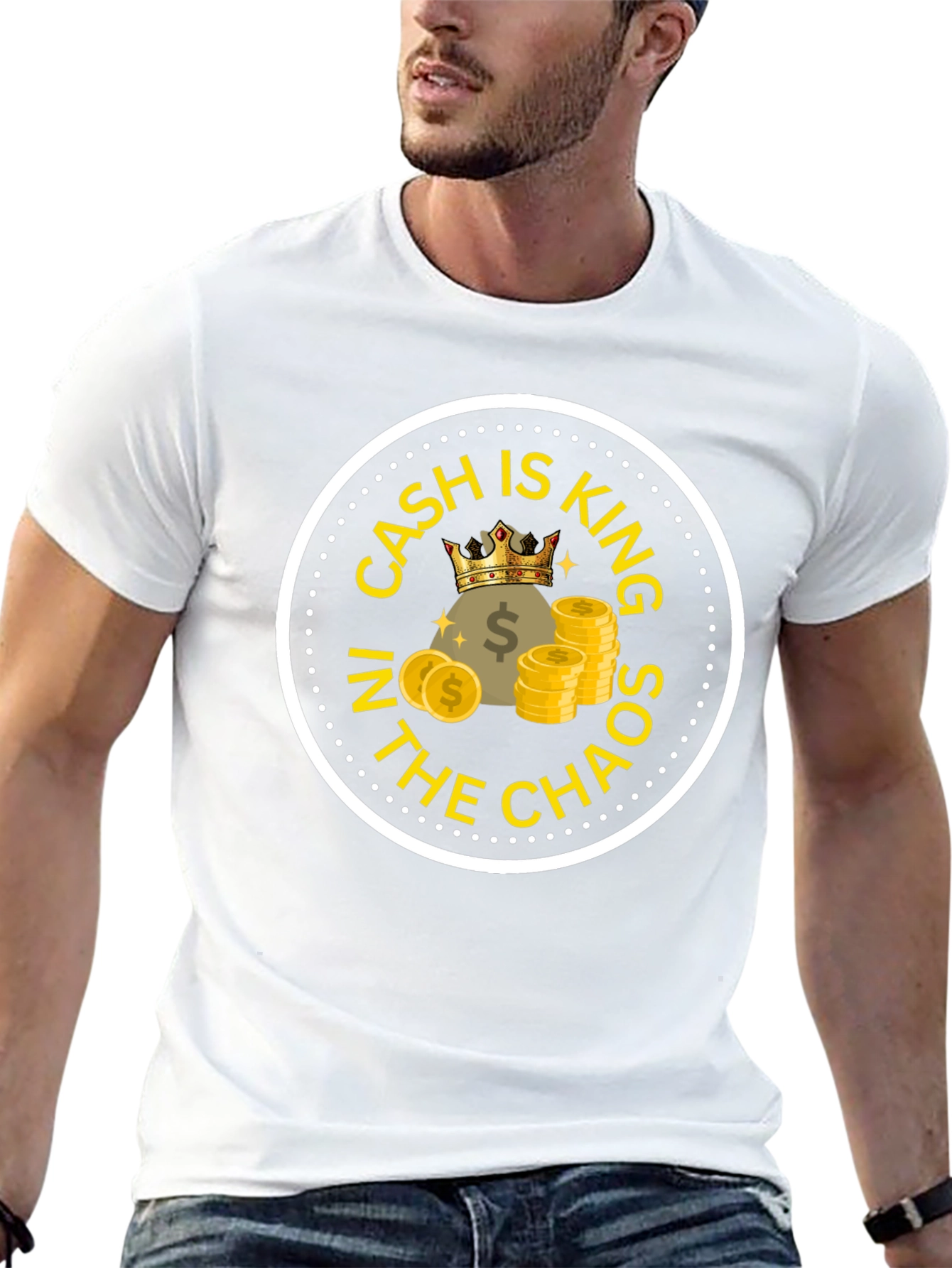 Cash is King T-Shirt - Chaos Design