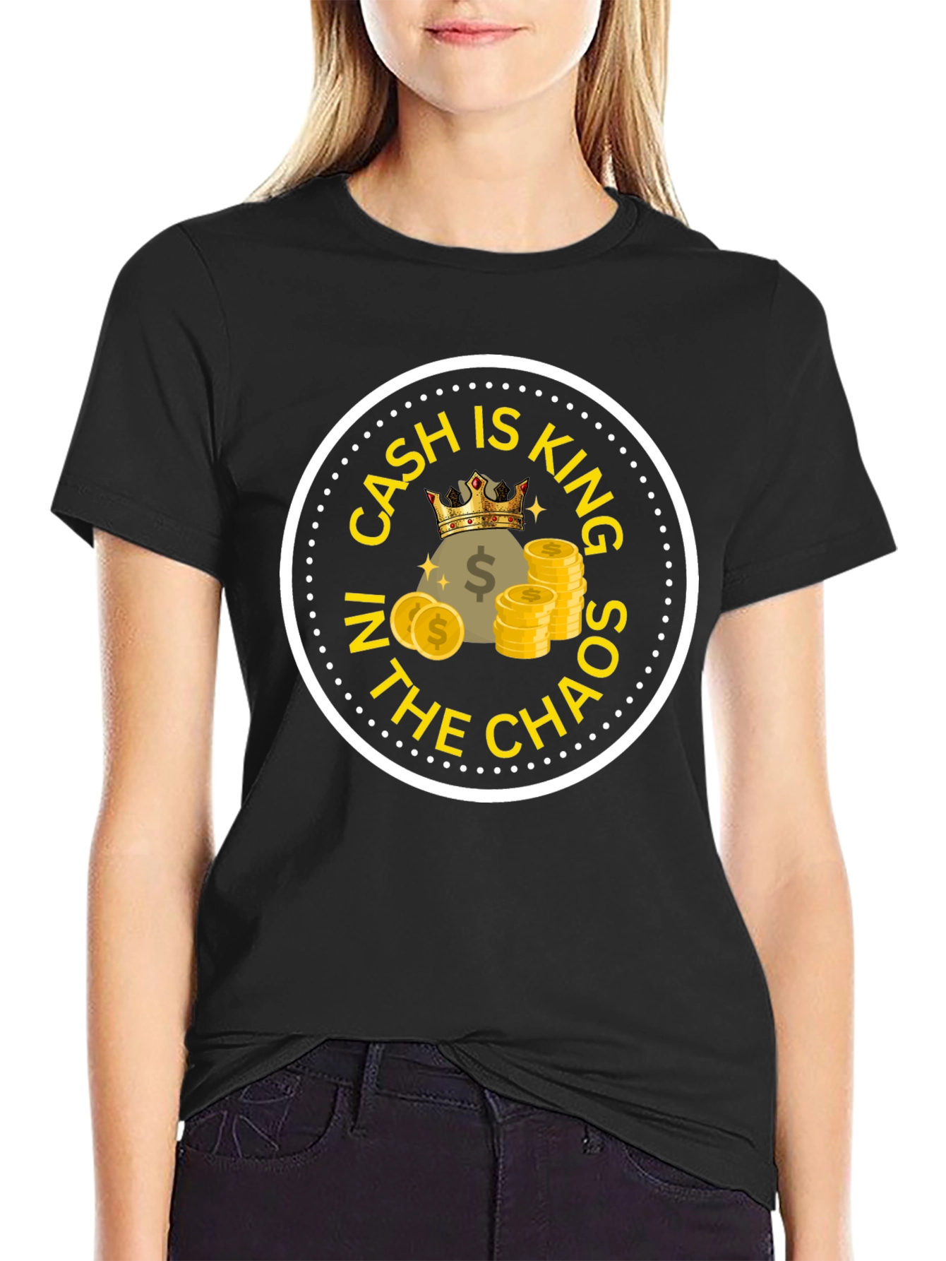 Cash is King T-Shirt - Chaos Design