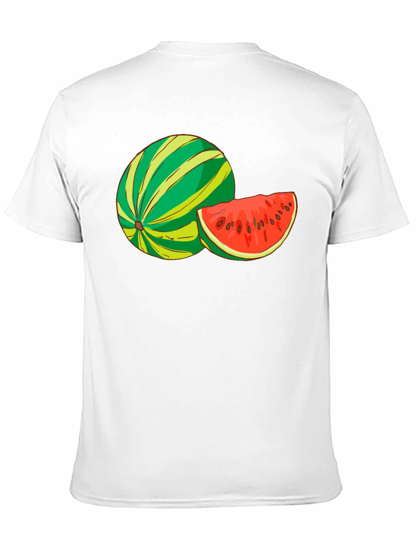 Watermelon Graphic Black T-Shirt