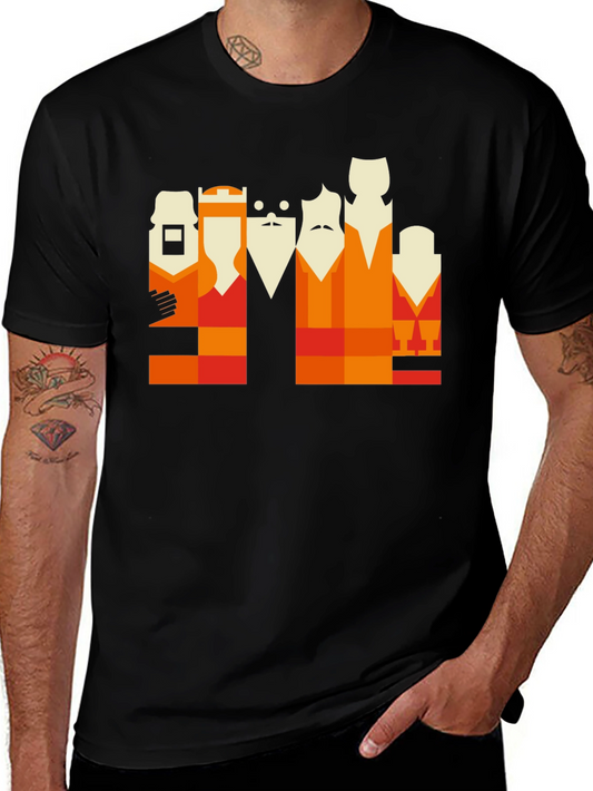 Abstract Portrait Graphic Tee