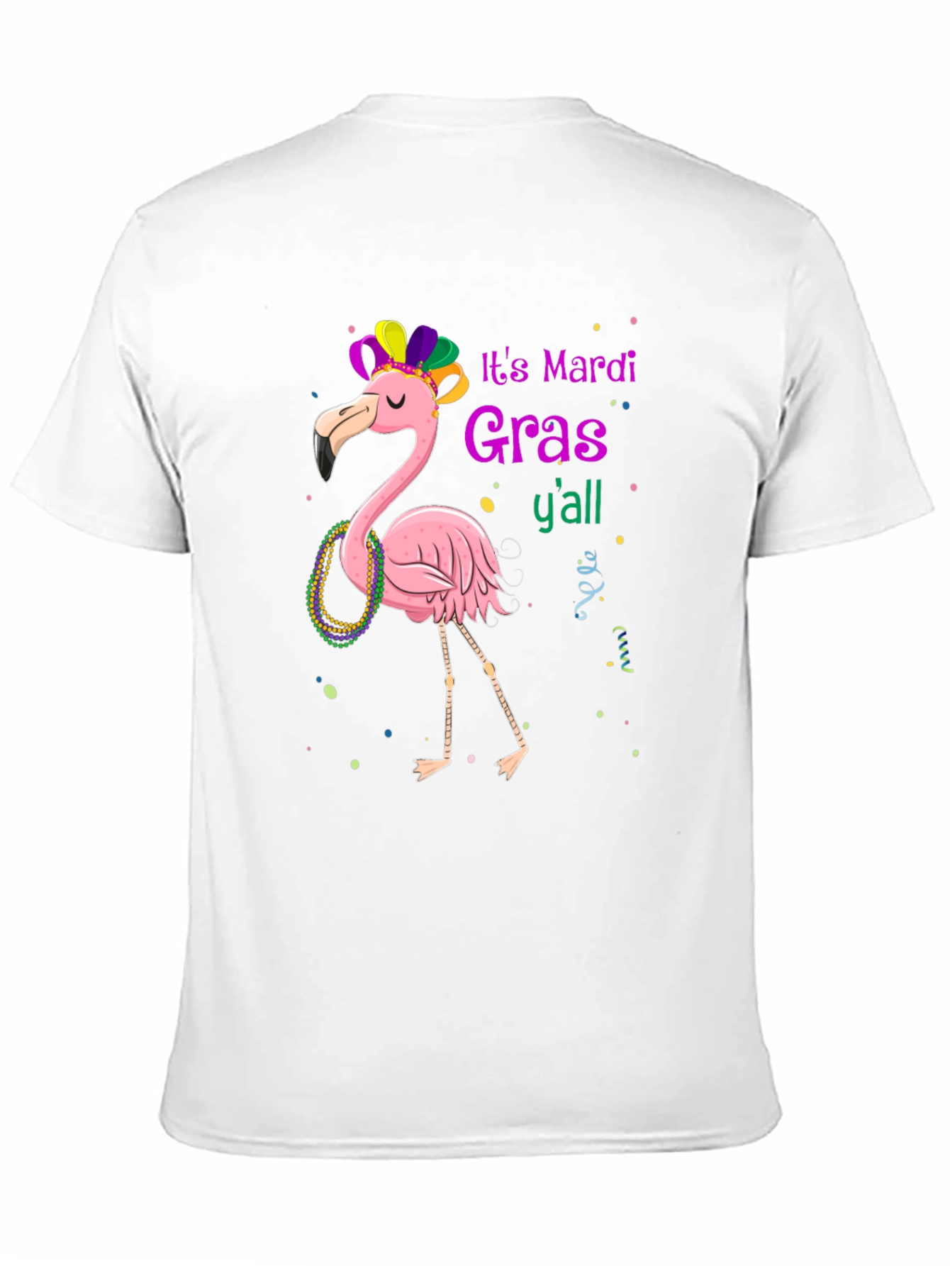 Mardi Gras Flamingo T-Shirt
