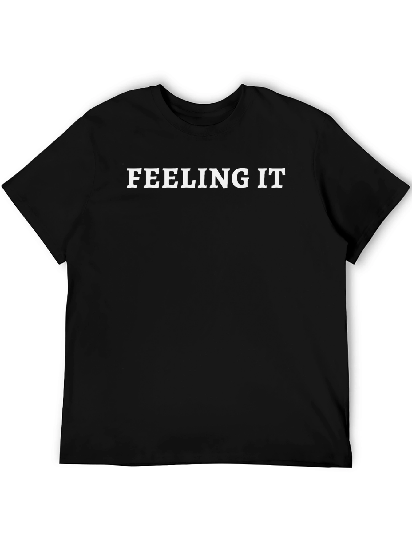 Feeling It Black Graphic T-Shirt