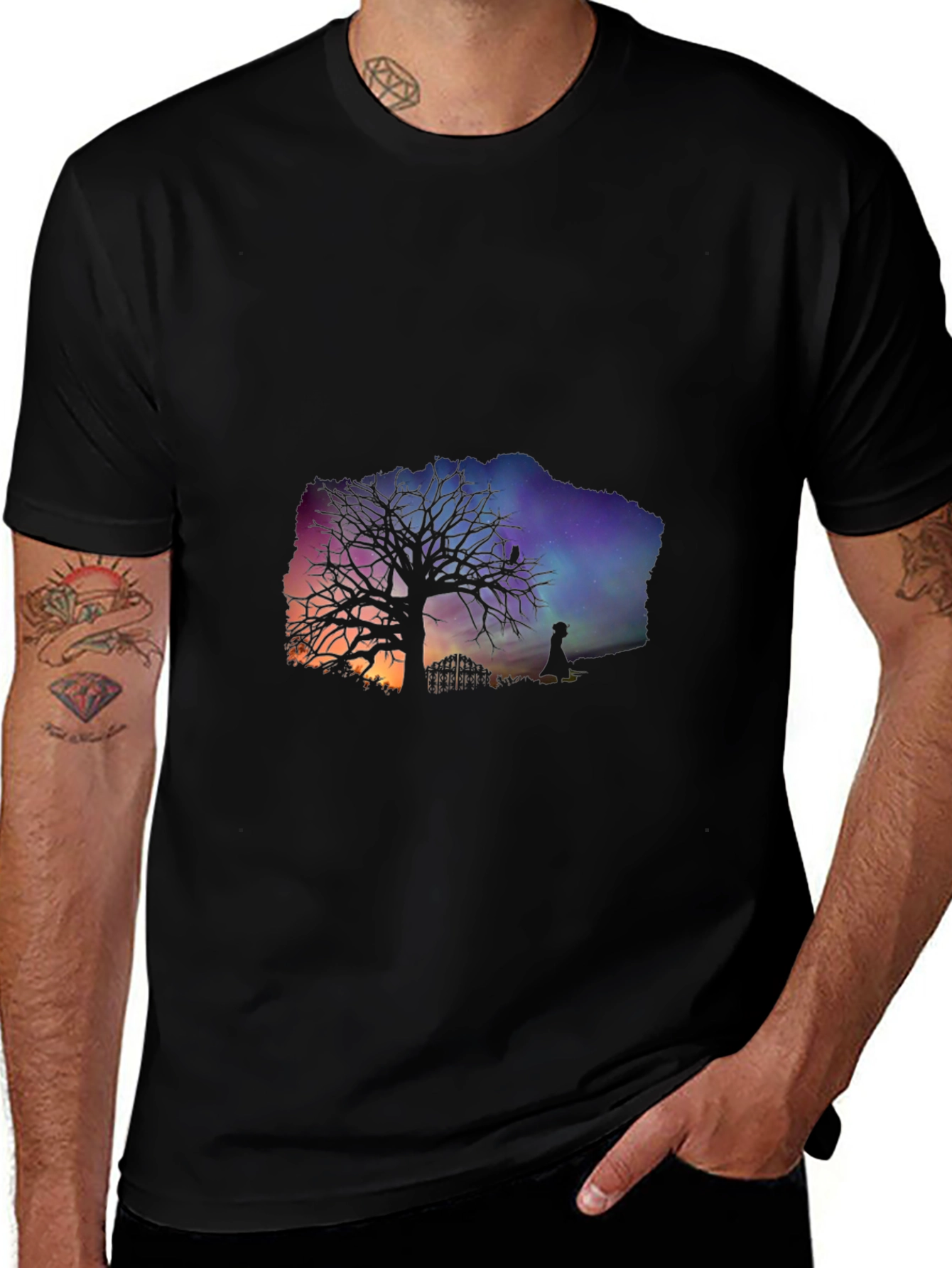 Silhouette Tree Graphic Tee