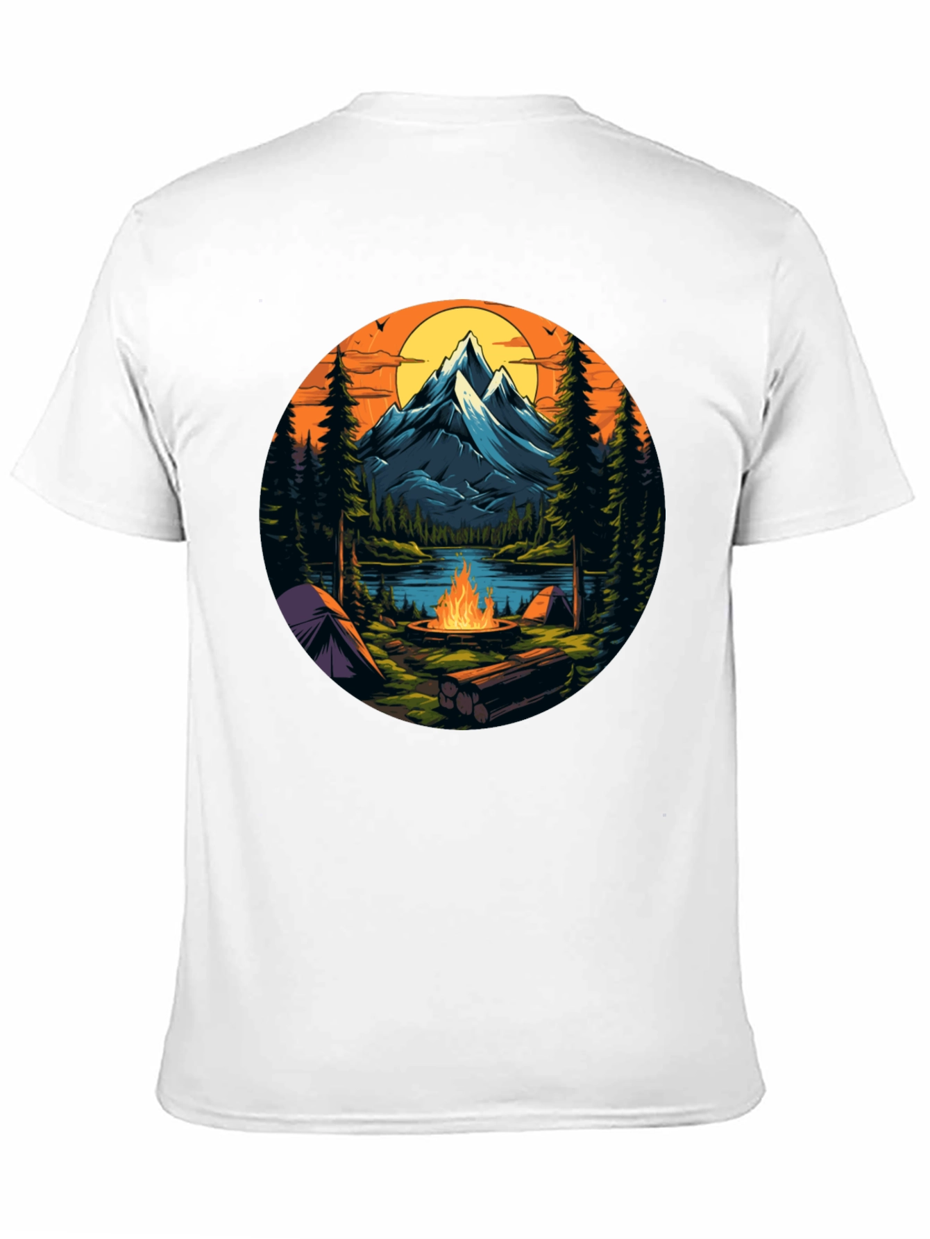 Mountain Campfire Graphic Tee