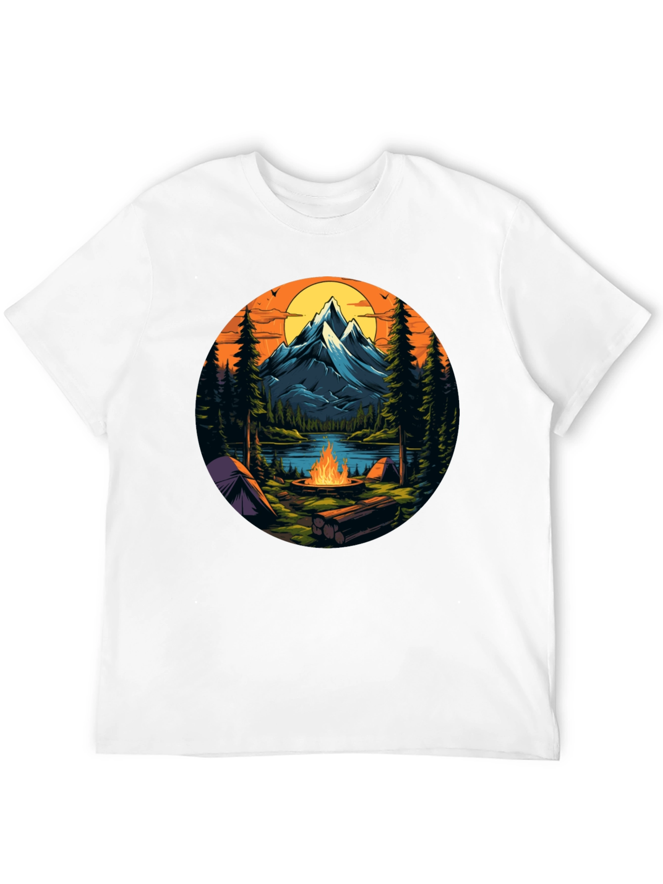 Mountain Campfire Graphic Tee