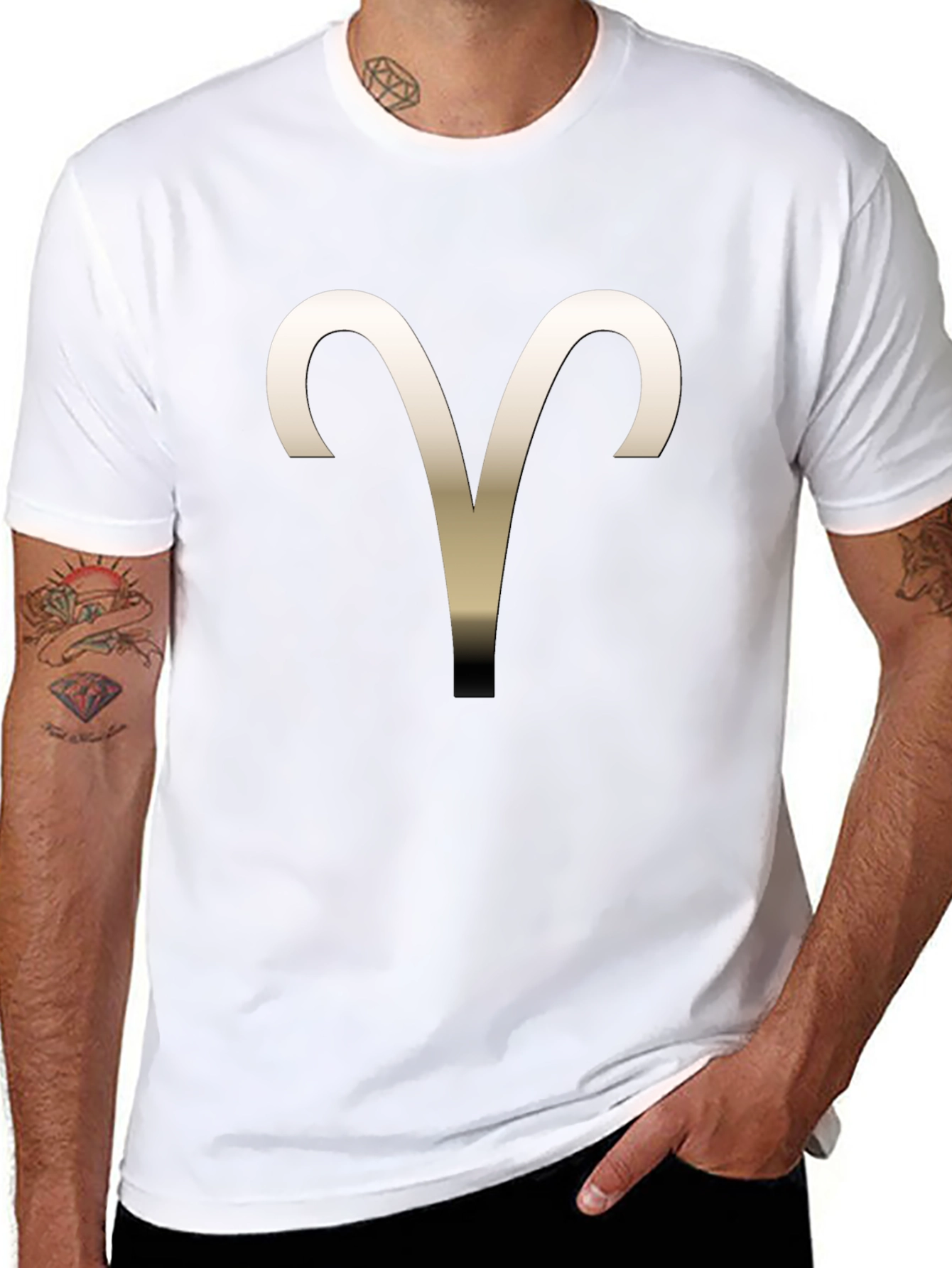 Aries Zodiac Sign Graphic Tee