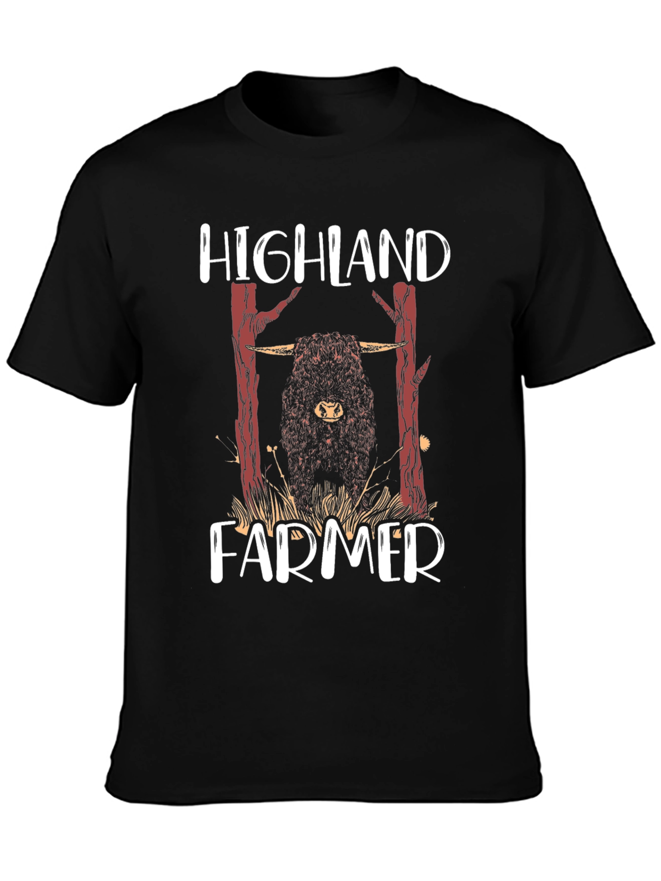 Highland Farmer Graphic T-Shirt