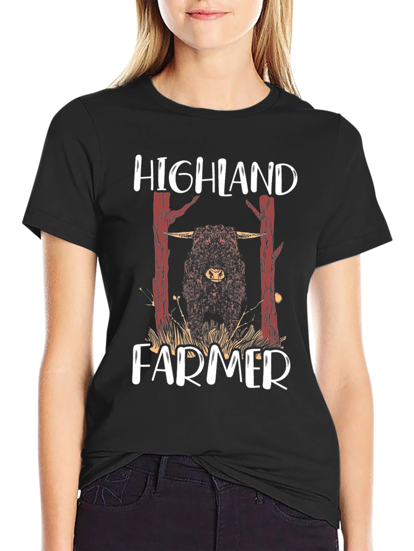 Highland Farmer Graphic T-Shirt