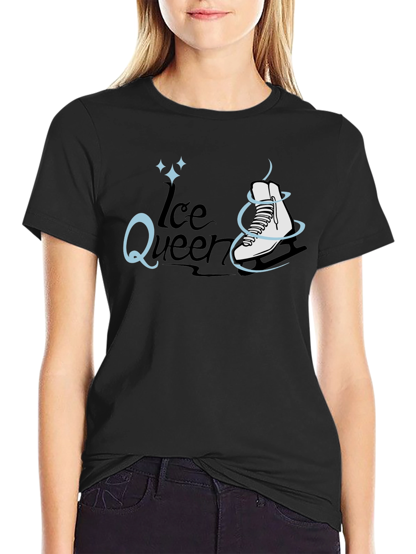 Ice Queen Graphic T-Shirt - Figure Skating Apparel