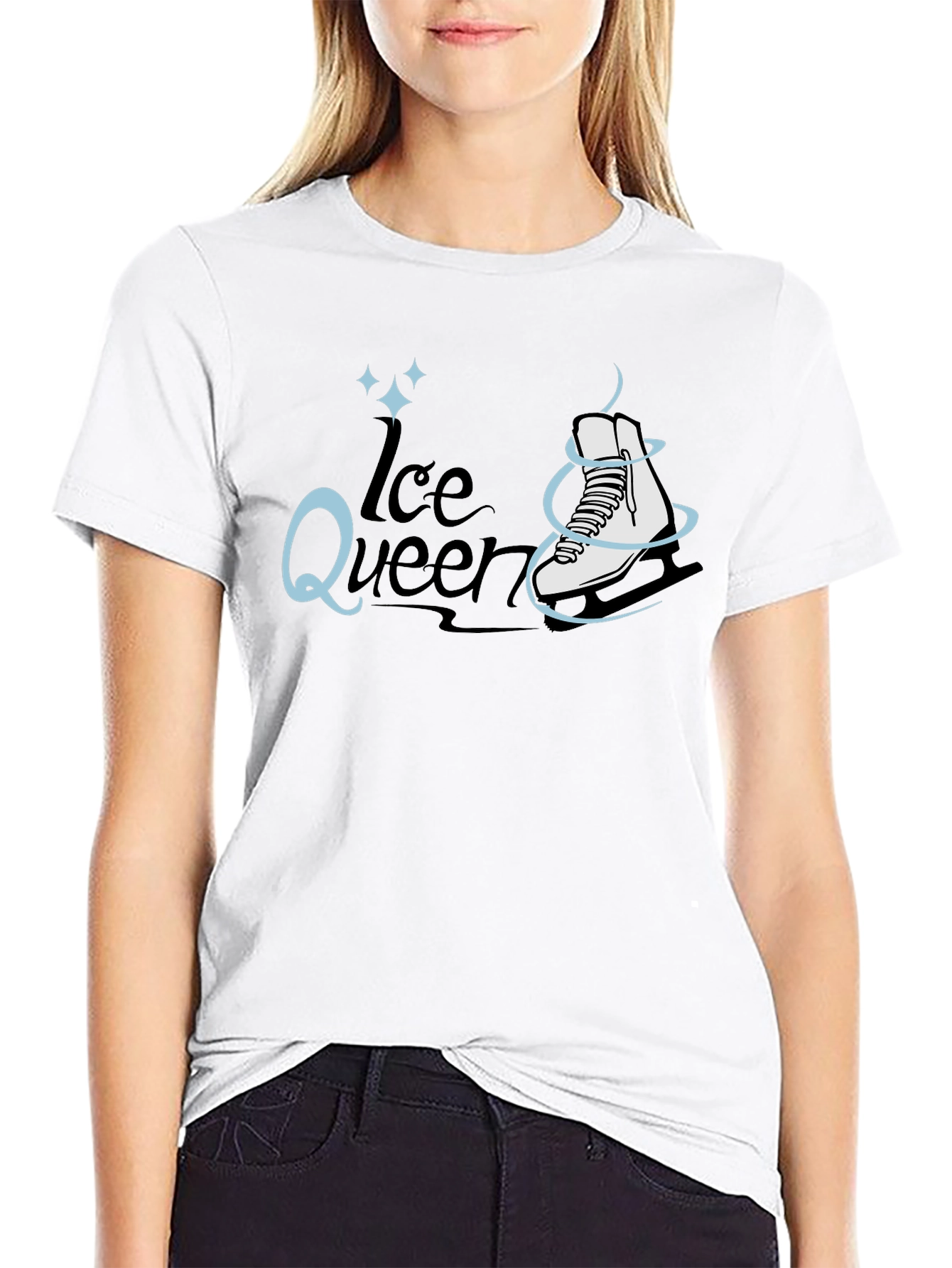 Ice Queen Graphic T-Shirt - Figure Skating Apparel