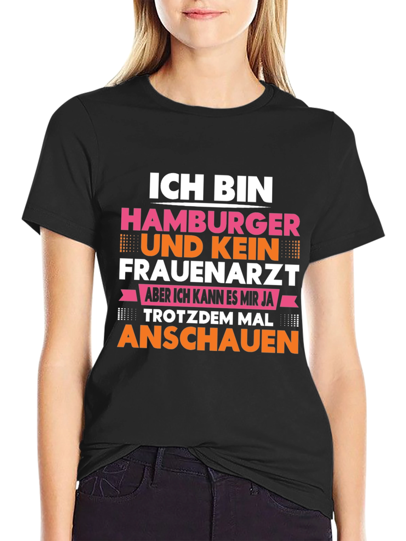 Funny Hamburger & No Gynecologist Graphic Tee