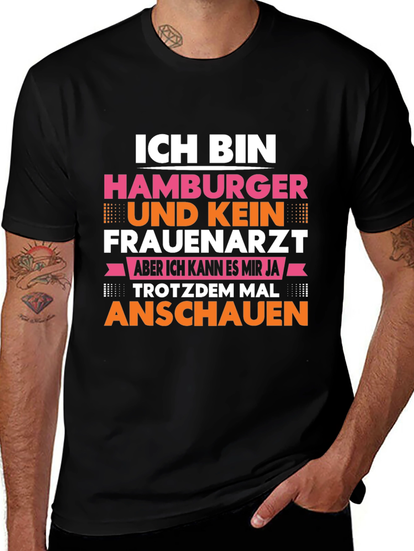 Funny Hamburger & No Gynecologist Graphic Tee