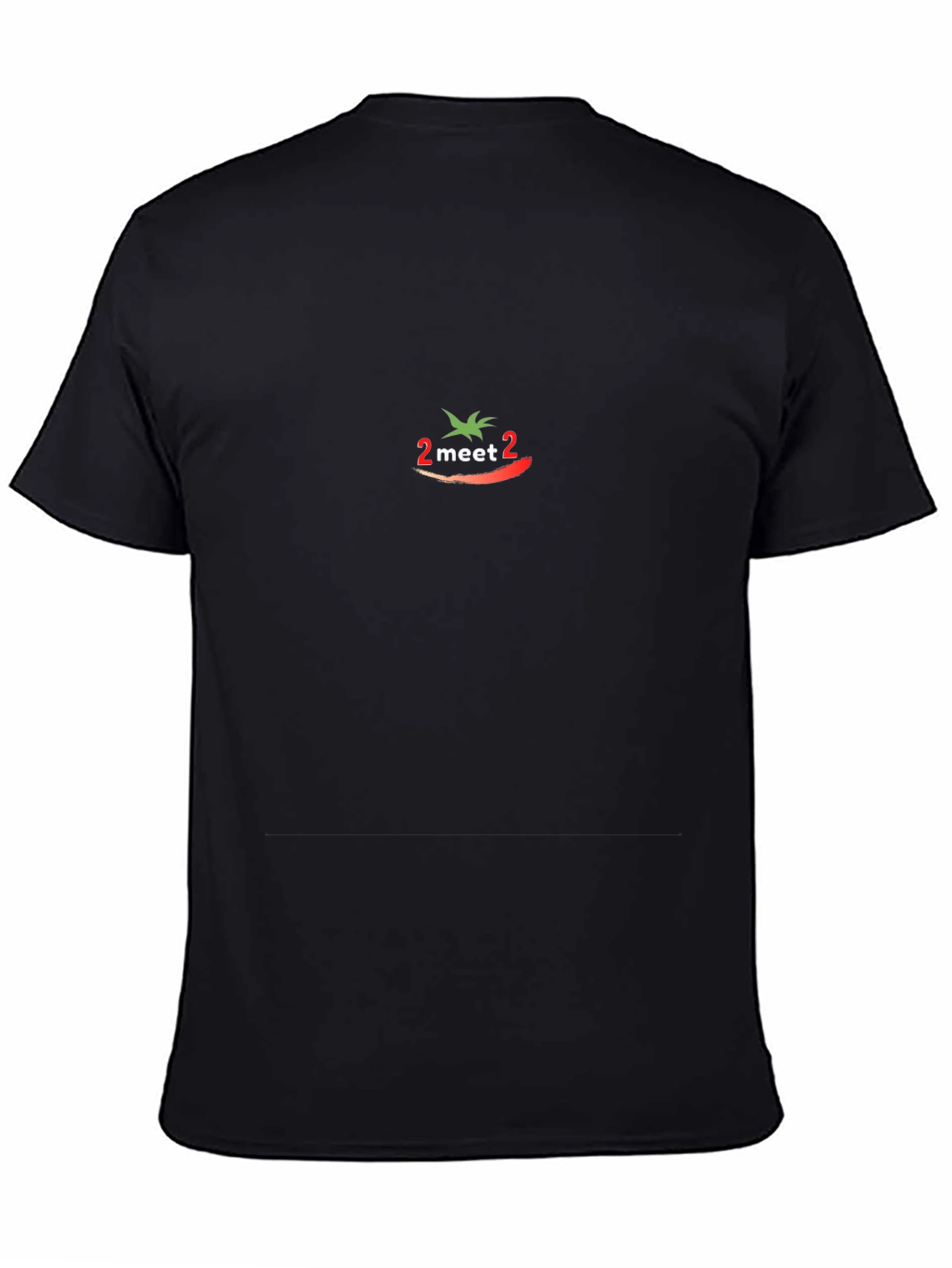 Meet2 Black Tee - Unique Graphic T-Shirt