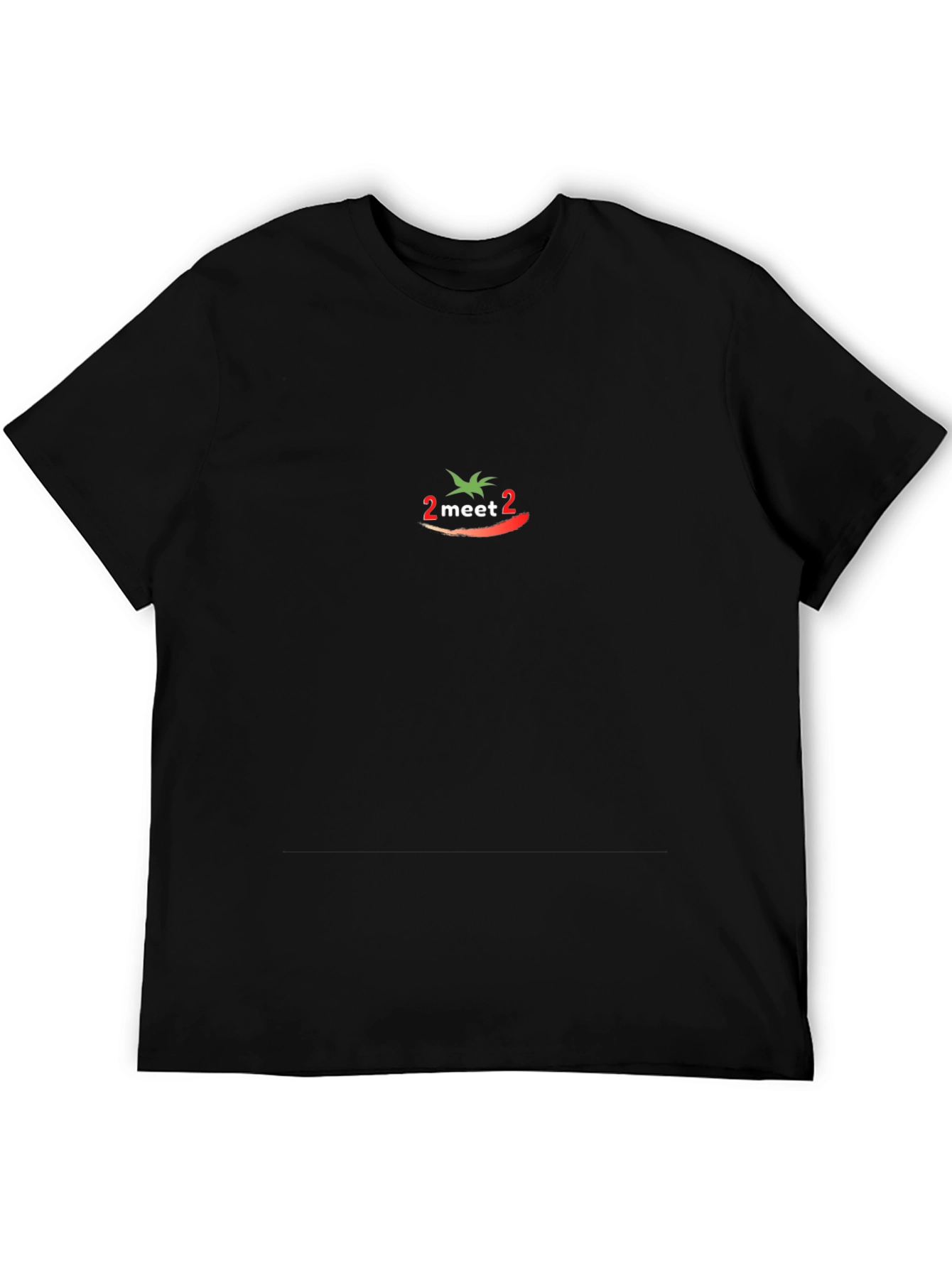 Meet2 Black Tee - Unique Graphic T-Shirt