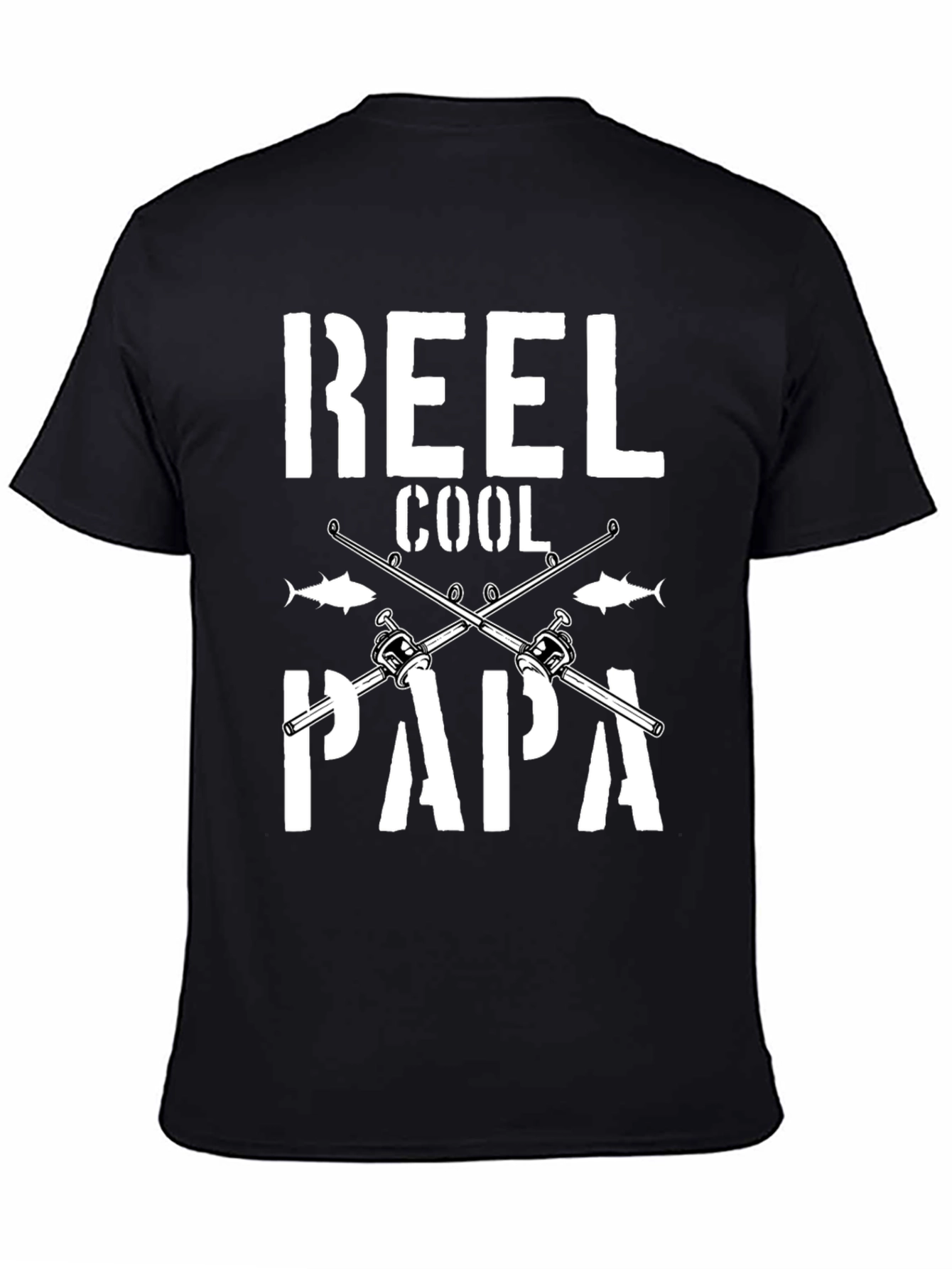 Reel Cool Papa Graphic T-Shirt Fishing Dad