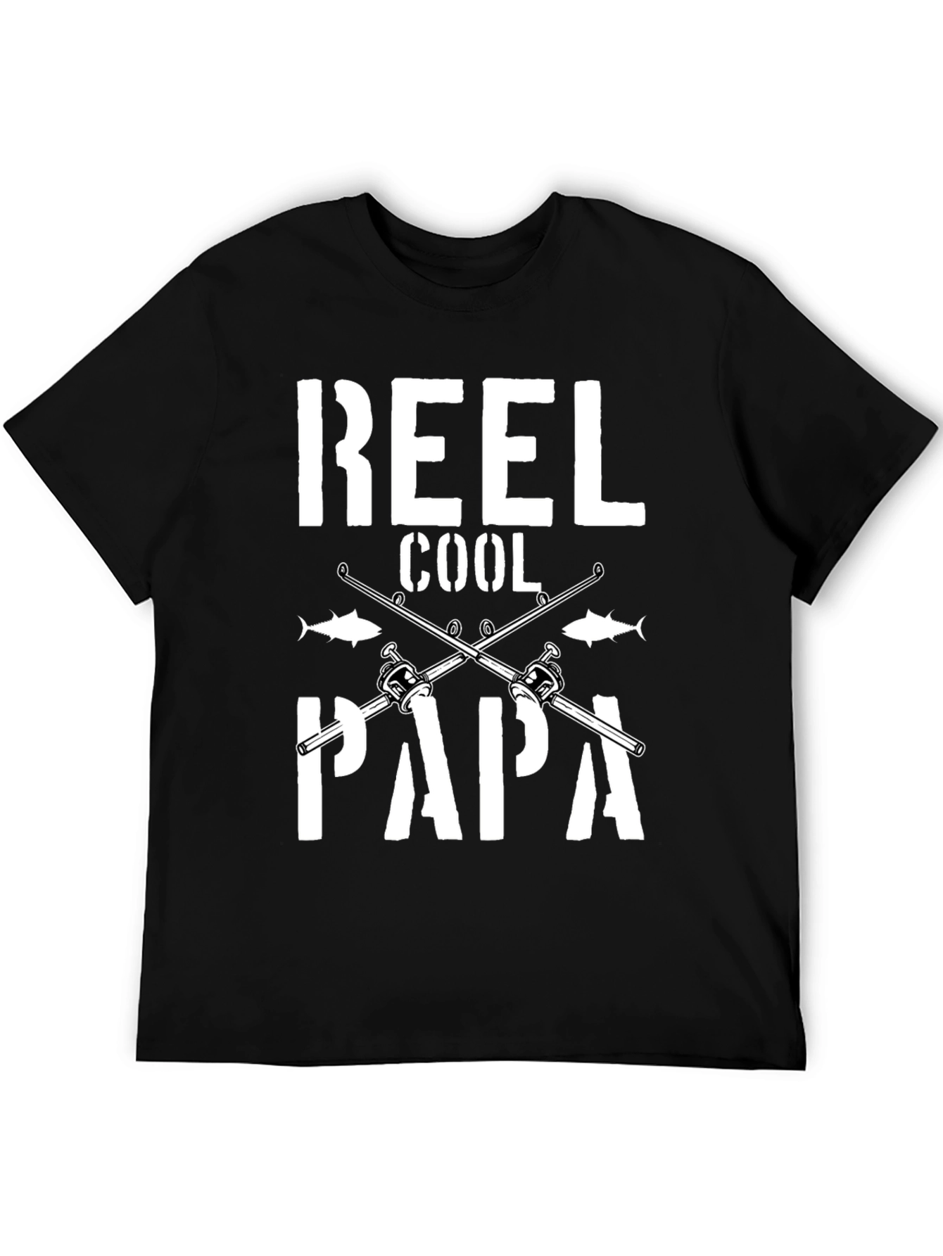 Reel Cool Papa Graphic T-Shirt Fishing Dad