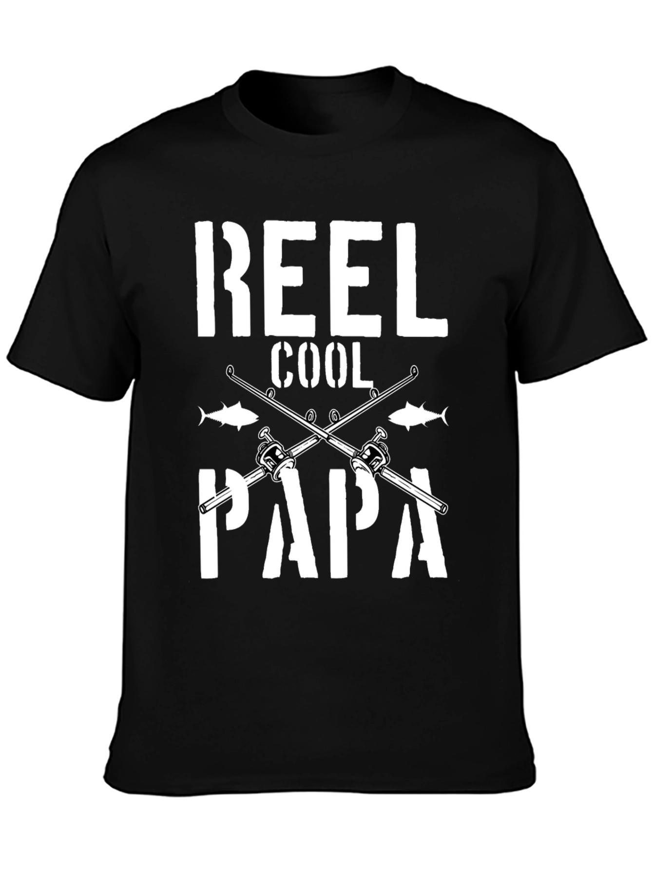 Reel Cool Papa Graphic T-Shirt Fishing Dad