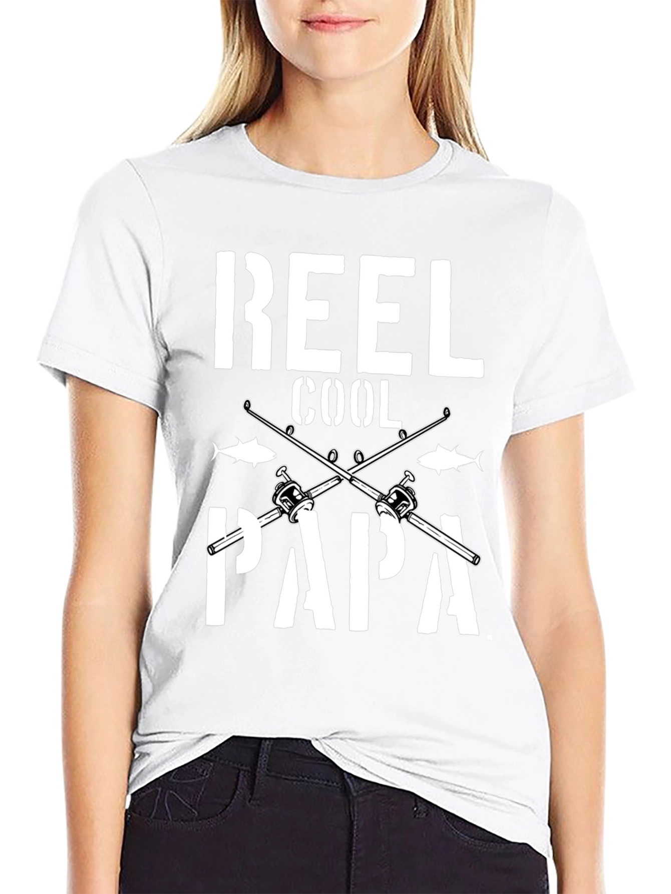 Reel Cool Papa Graphic T-Shirt Fishing Dad