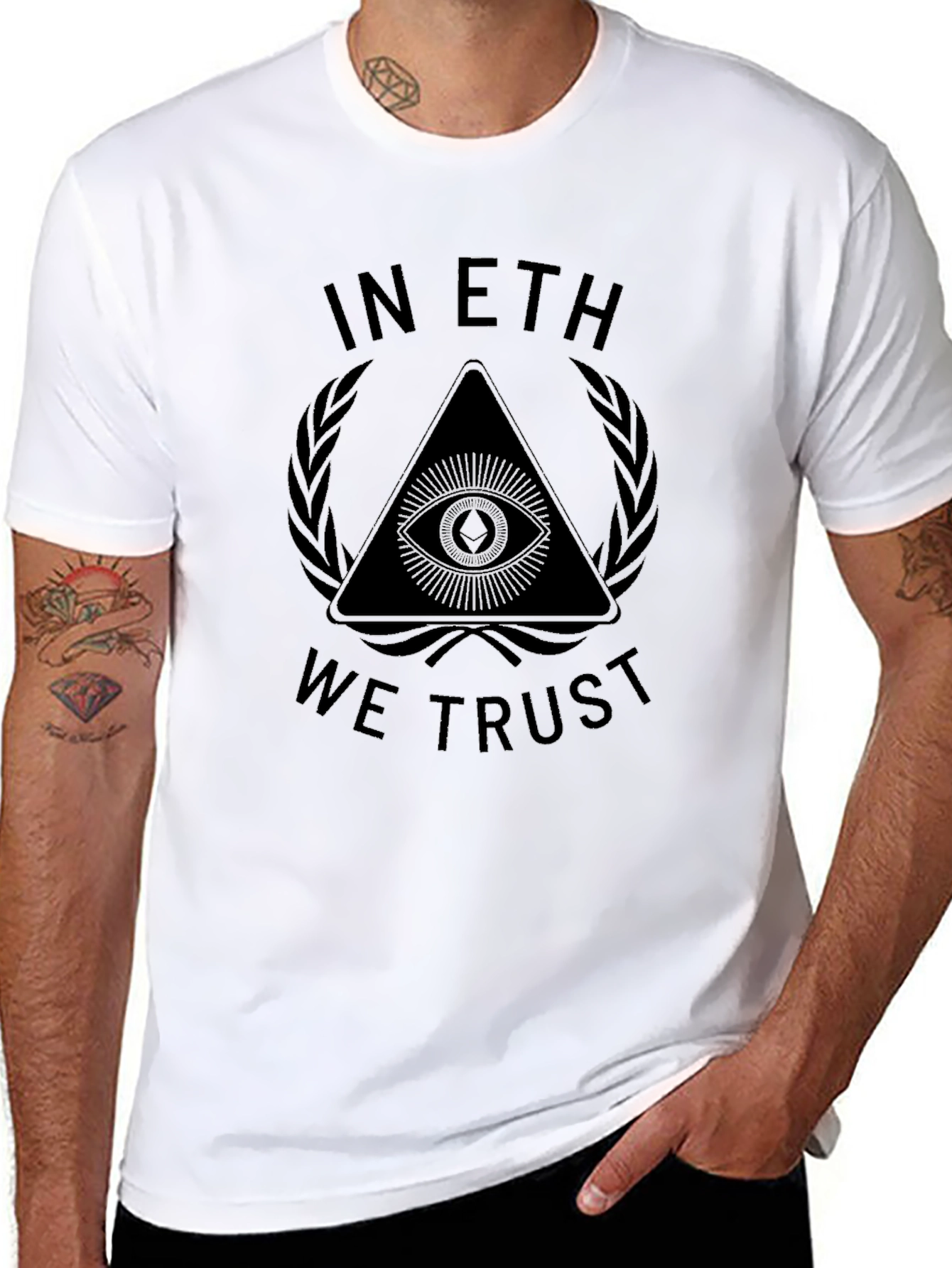 In ETH We Trust Black T-Shirt