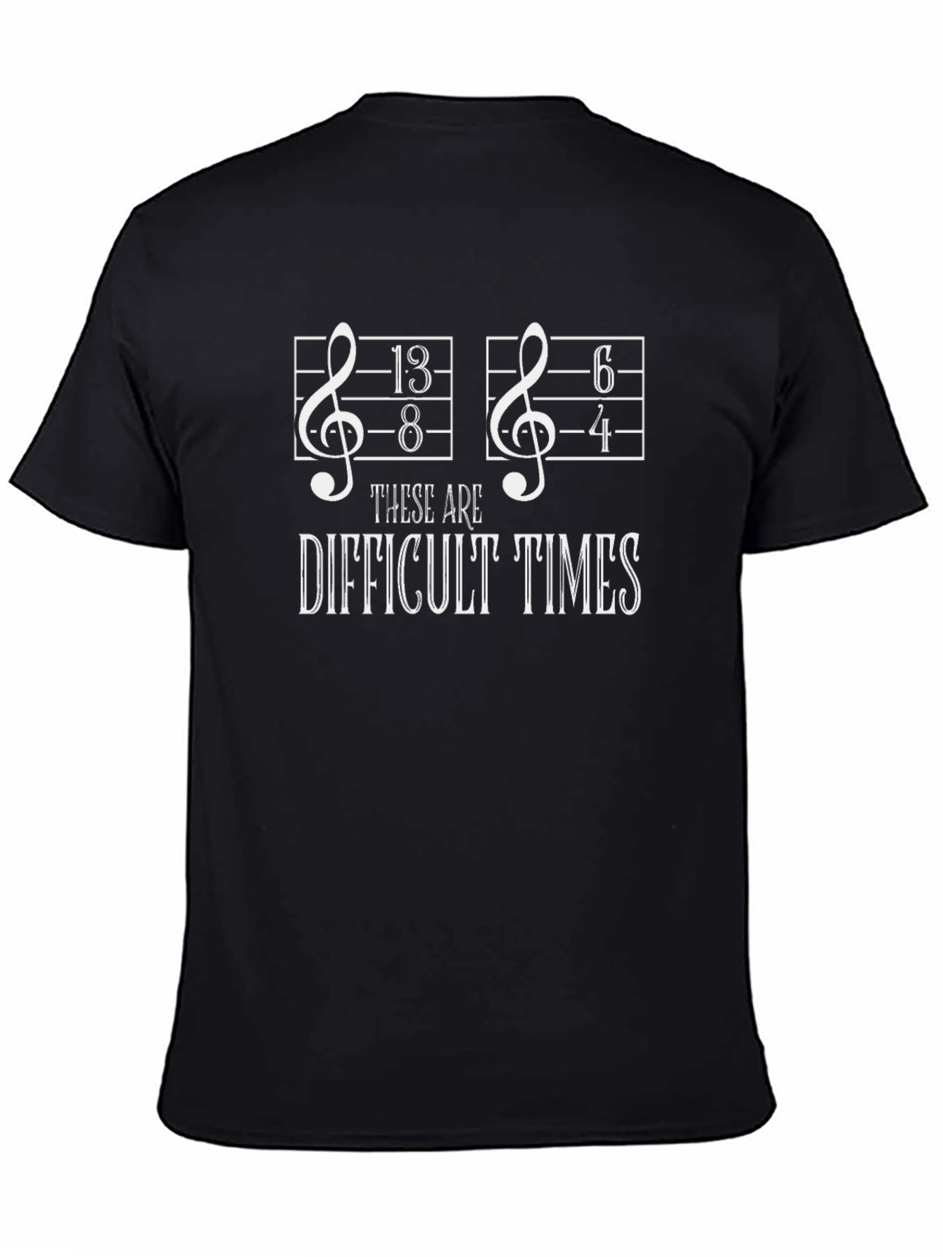 Difficult Times Music Pun T-Shirt