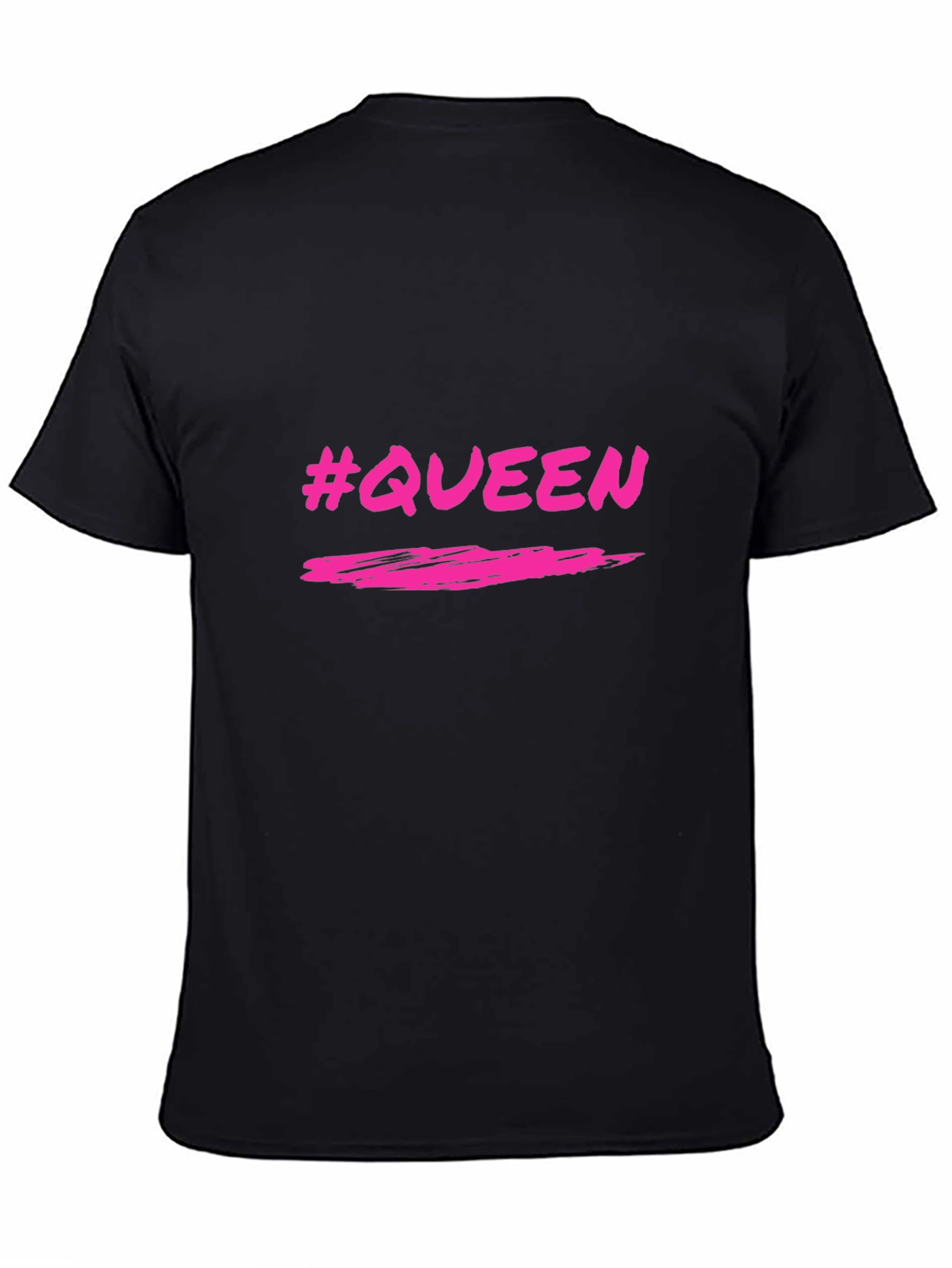 #Queen Black Graphic Tee - Stylish & Trendy