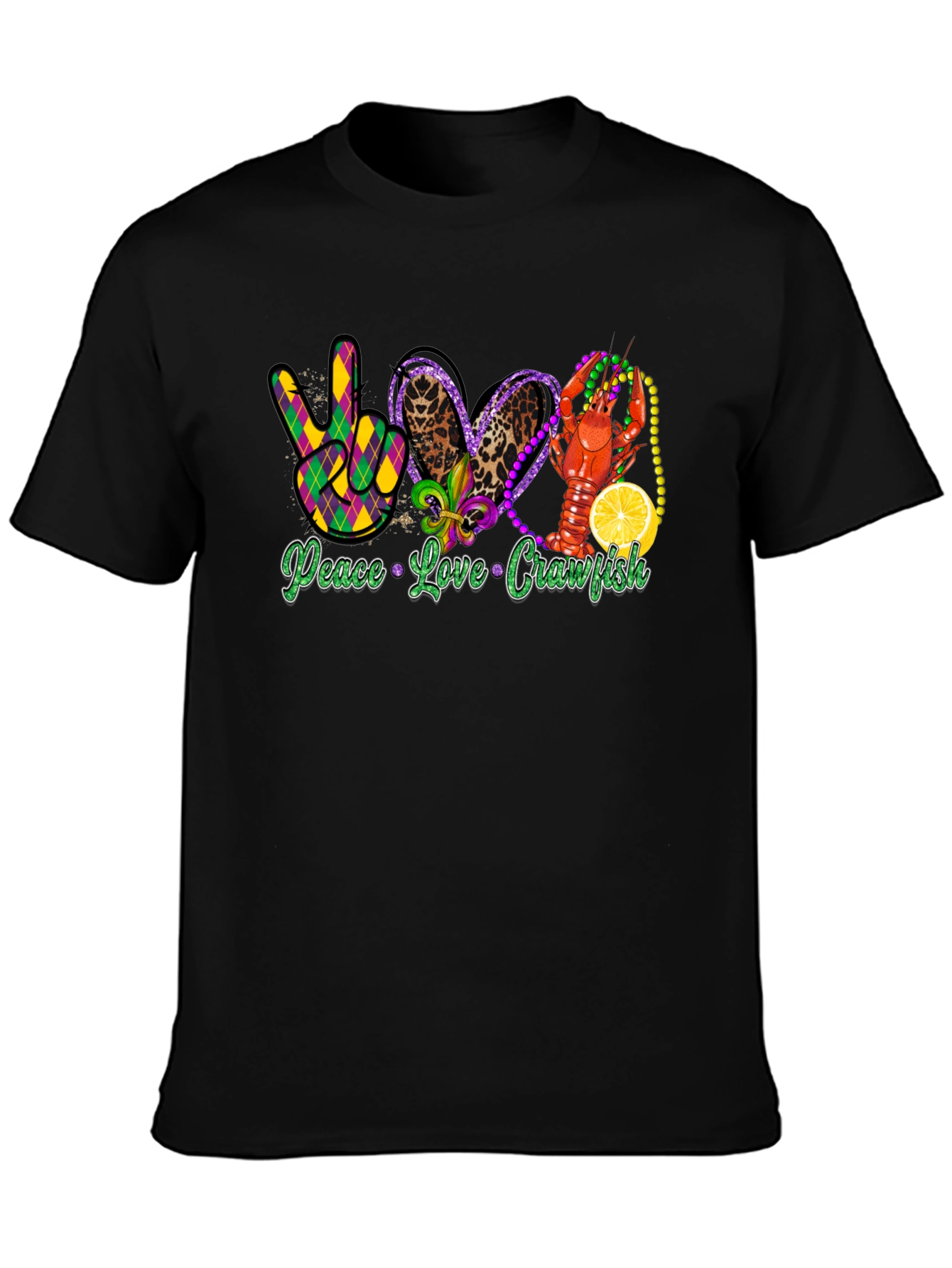 Peace Love Crawfish T-Shirt
