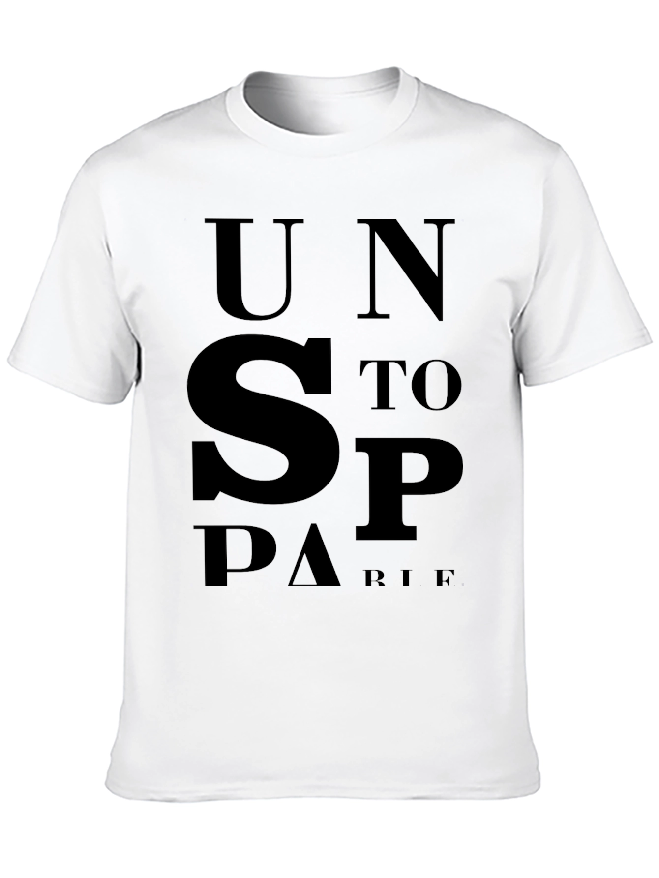 Unstoppable Black Graphic Tee