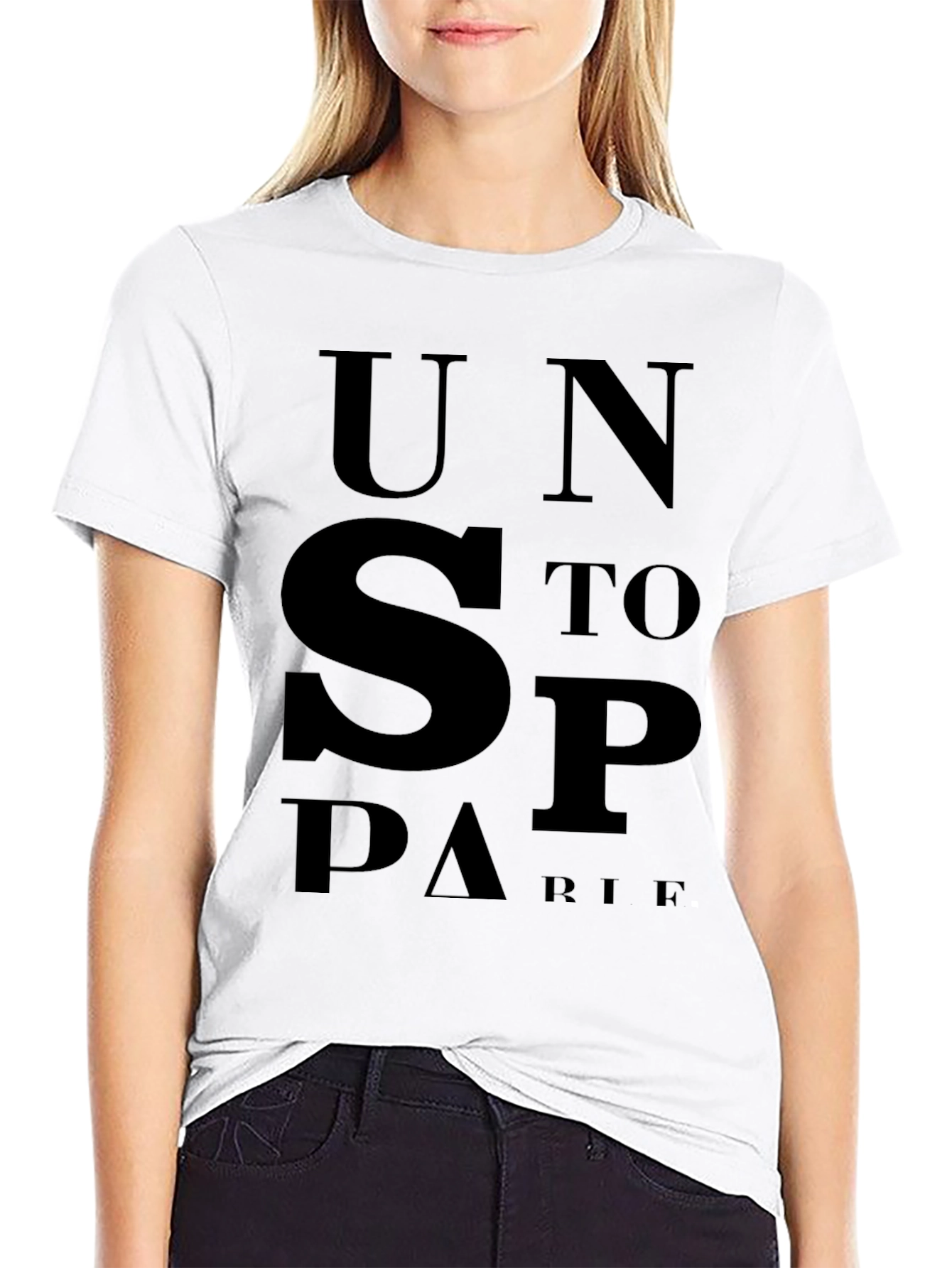 Unstoppable Black Graphic Tee