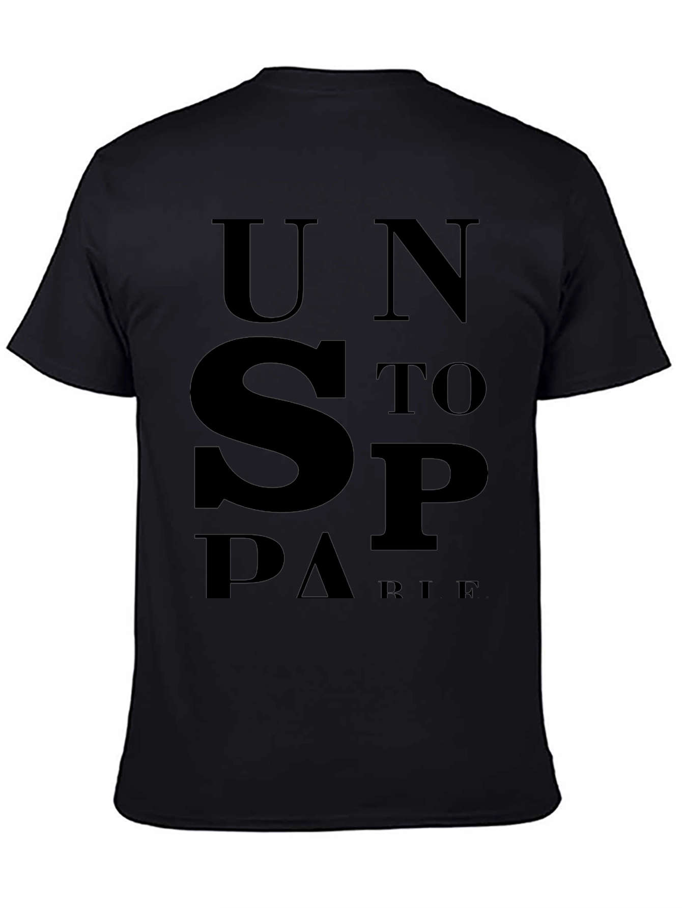Unstoppable Black Graphic Tee