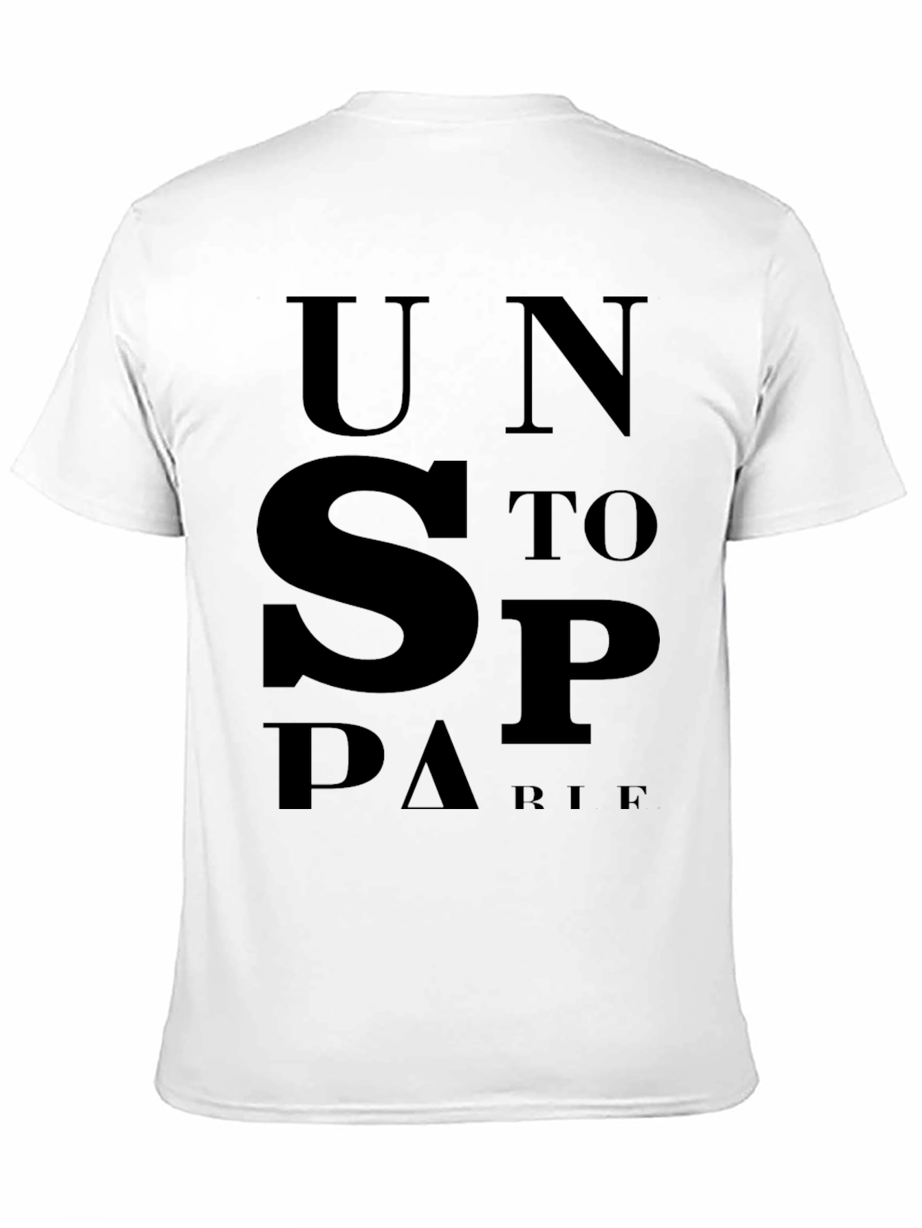 Unstoppable Black Graphic Tee