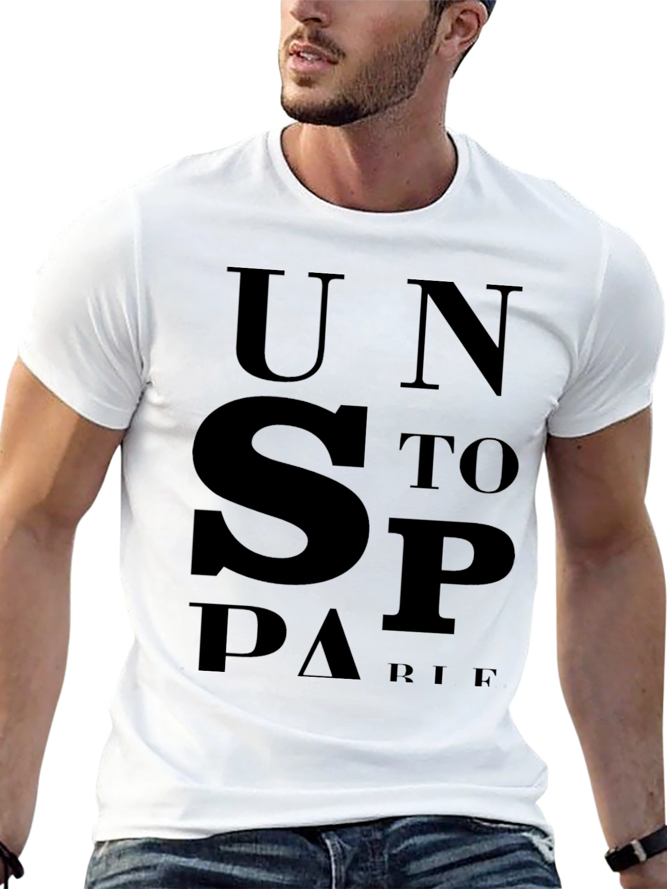 Unstoppable Black Graphic Tee