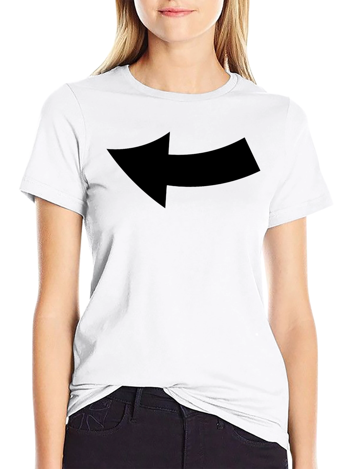 Directional Arrow Graphic T-Shirt - Casual Comfort