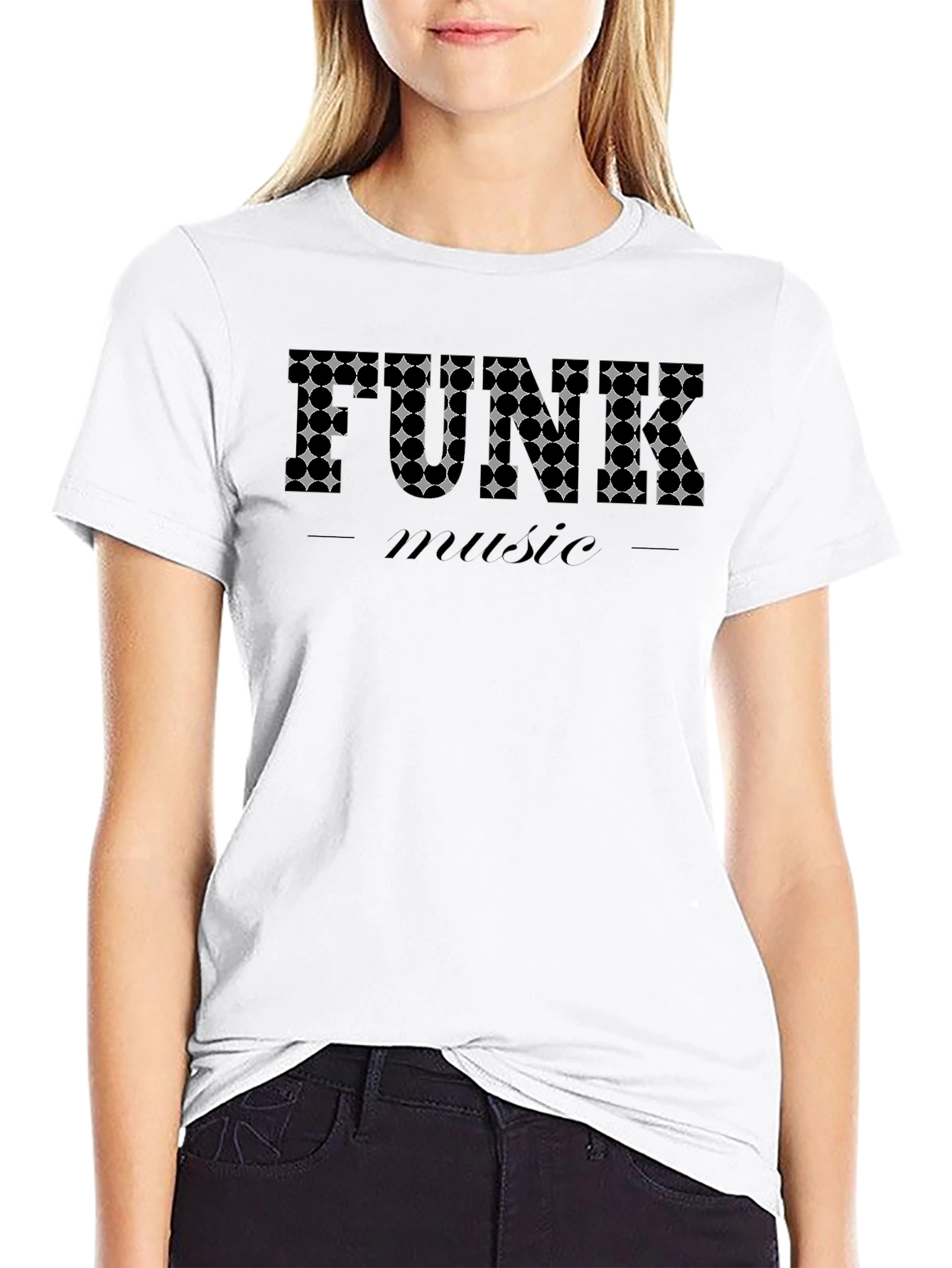 Funk Music Graphic Tee - Stylish Black T-Shirt