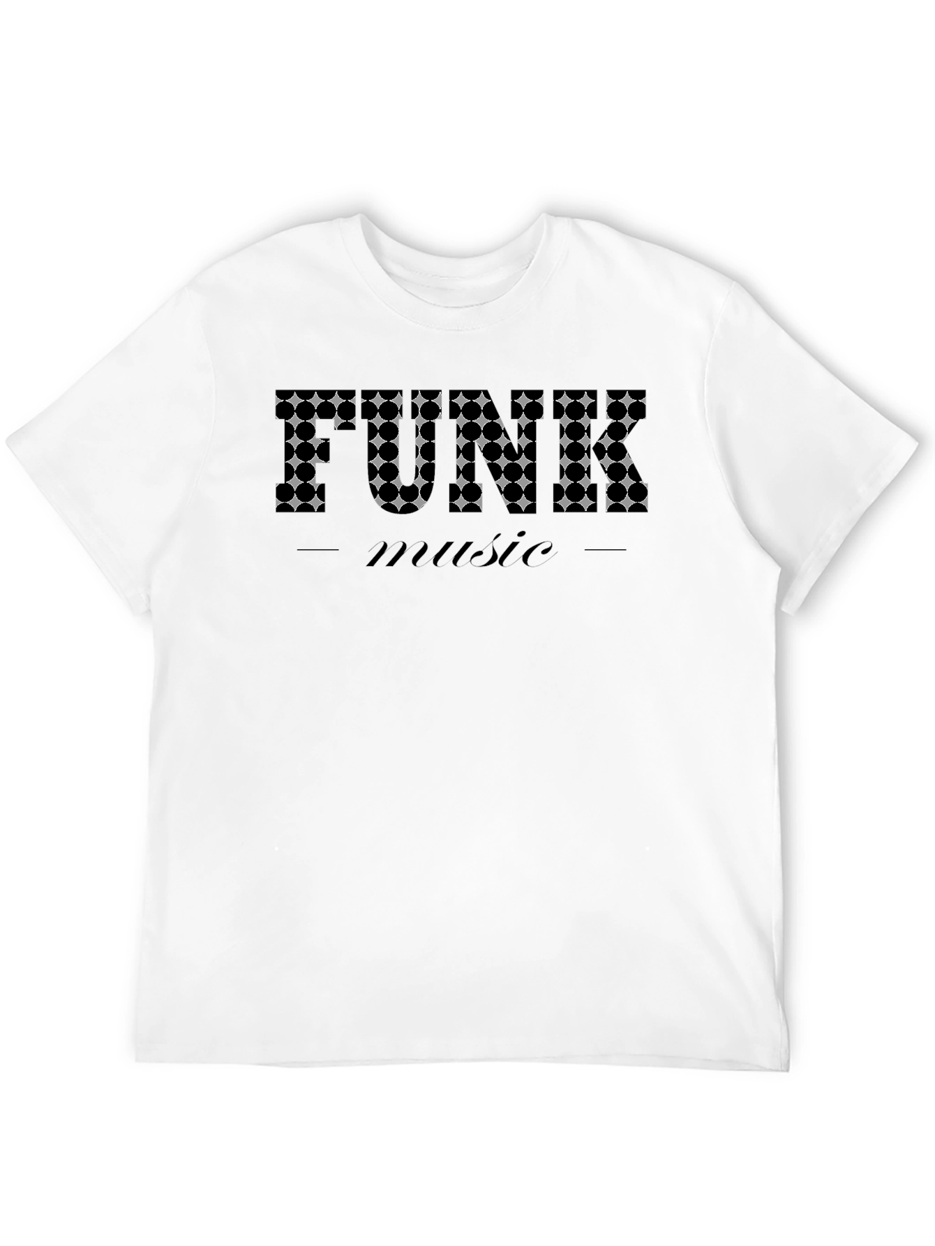 Funk Music Graphic Tee - Stylish Black T-Shirt