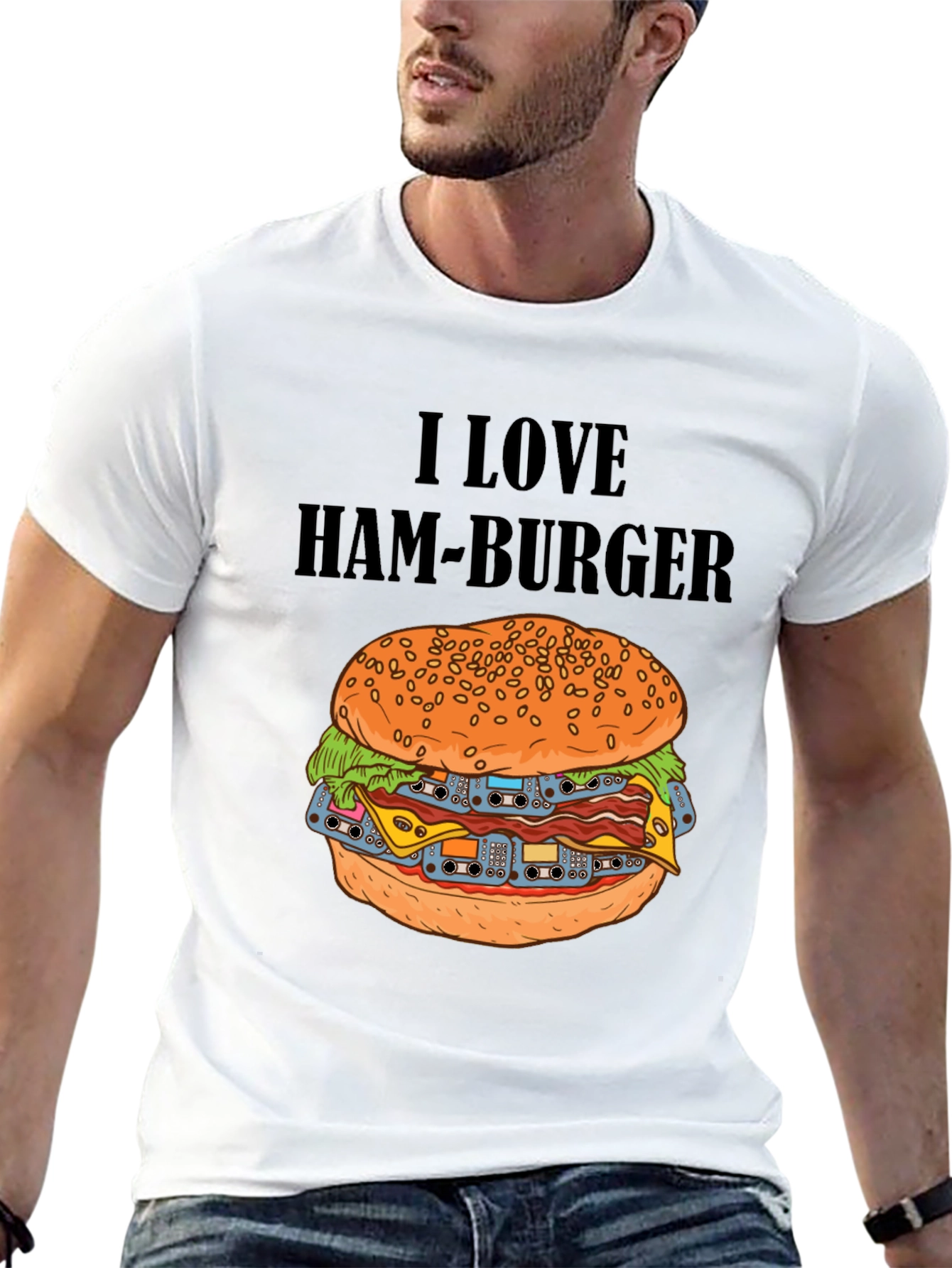 I Love Ham-Burger T-Shirt