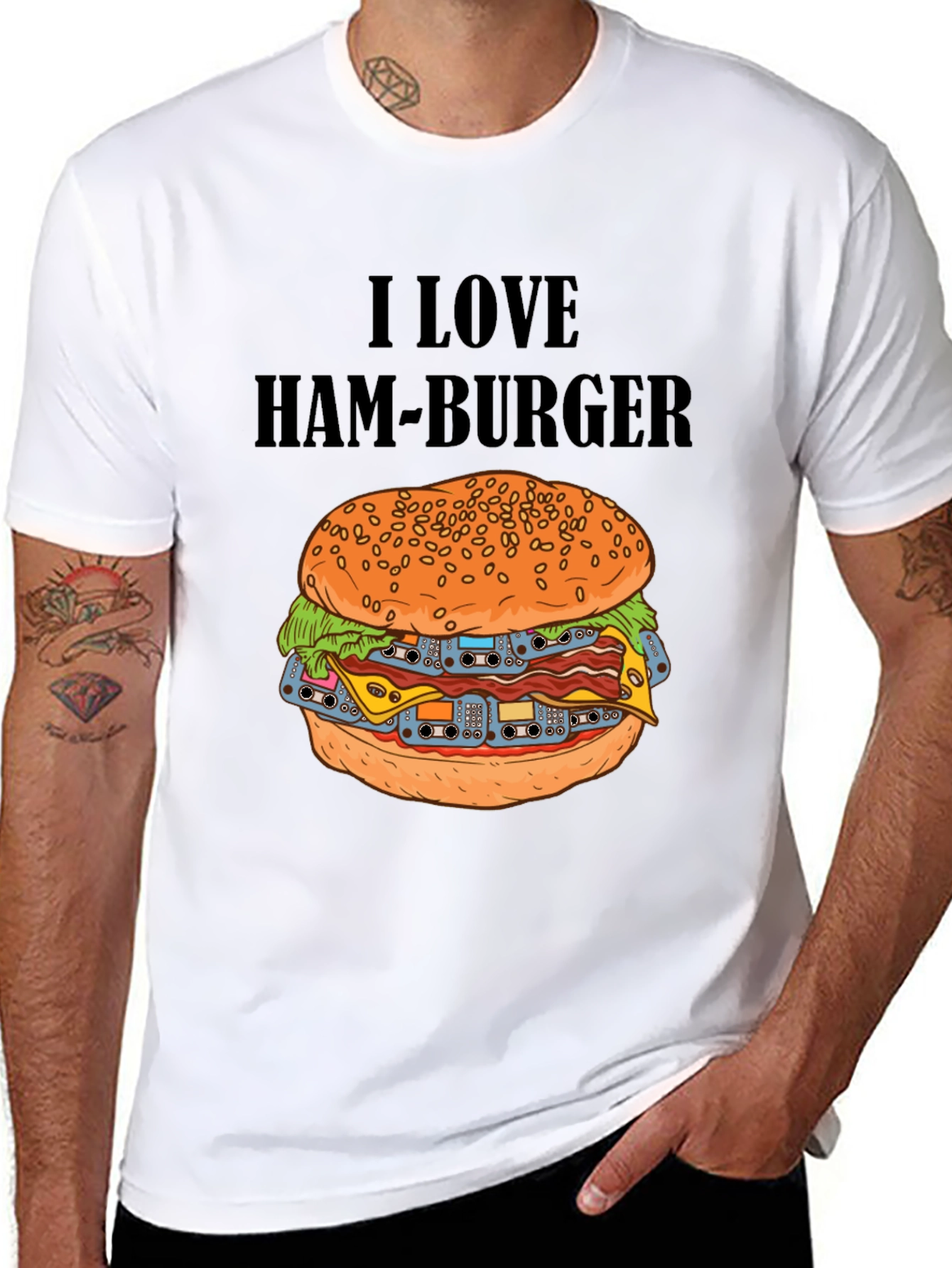 I Love Ham-Burger T-Shirt