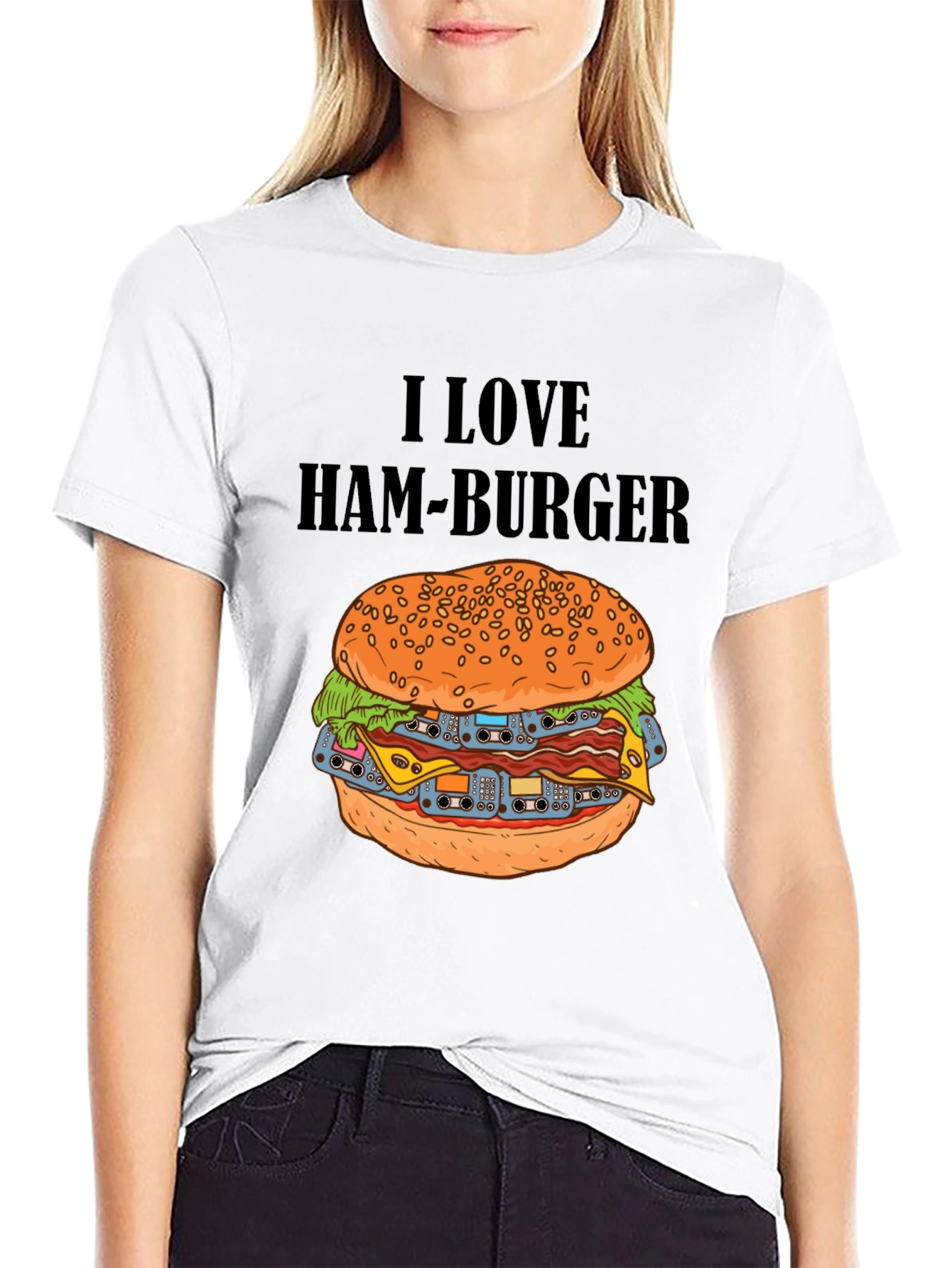 I Love Ham-Burger T-Shirt