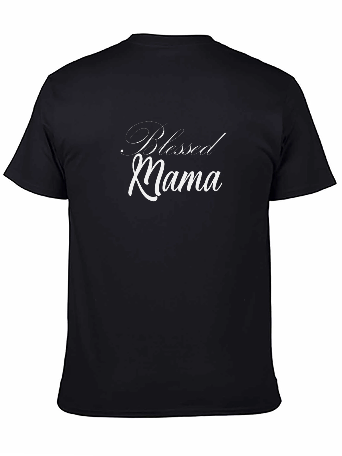Blessed Mama Black T-Shirt - Stylish Mothers Day Apparel