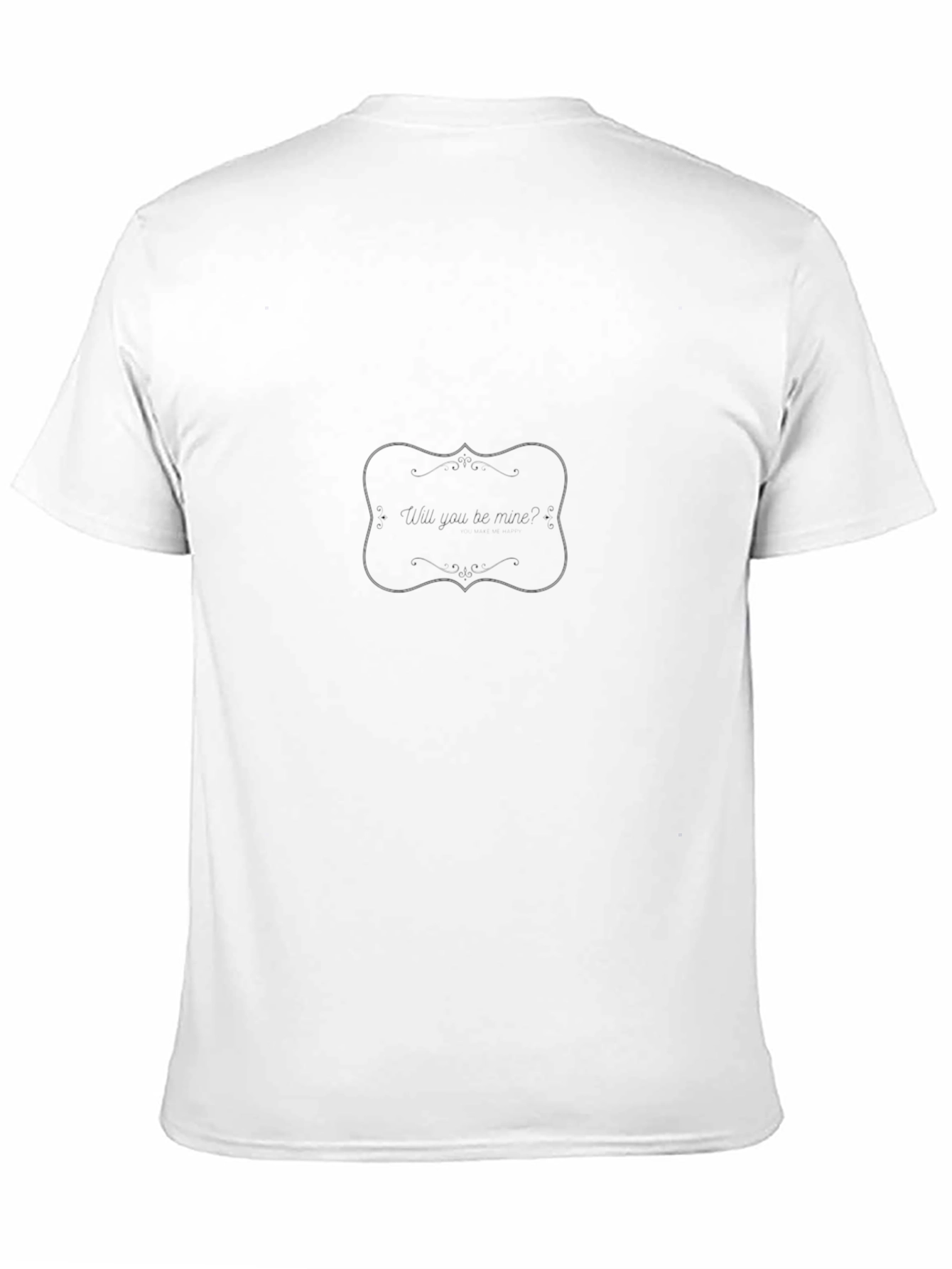 Mens Black Crew Neck Short Sleeve T-Shirt
